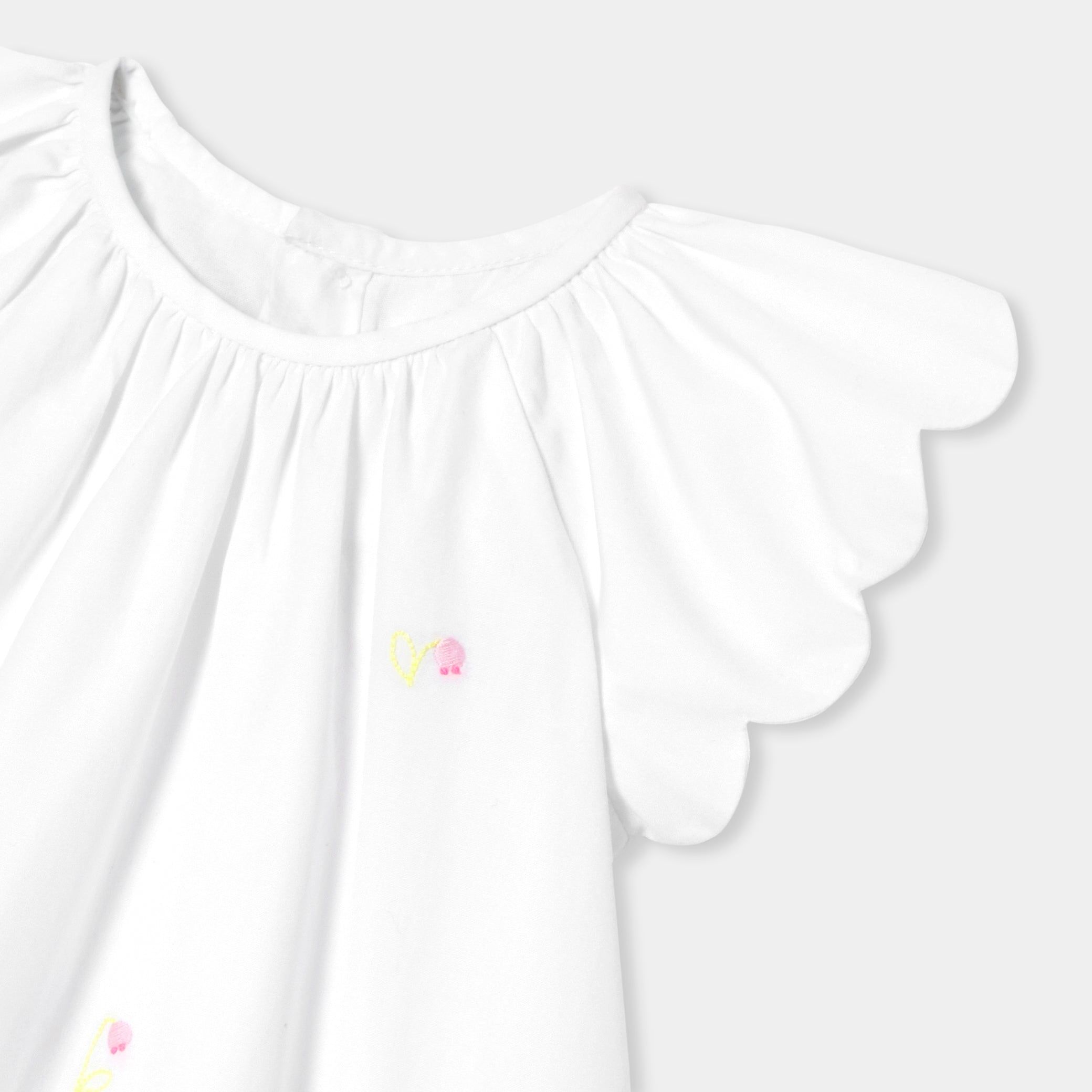 Baby girl dress in poplin