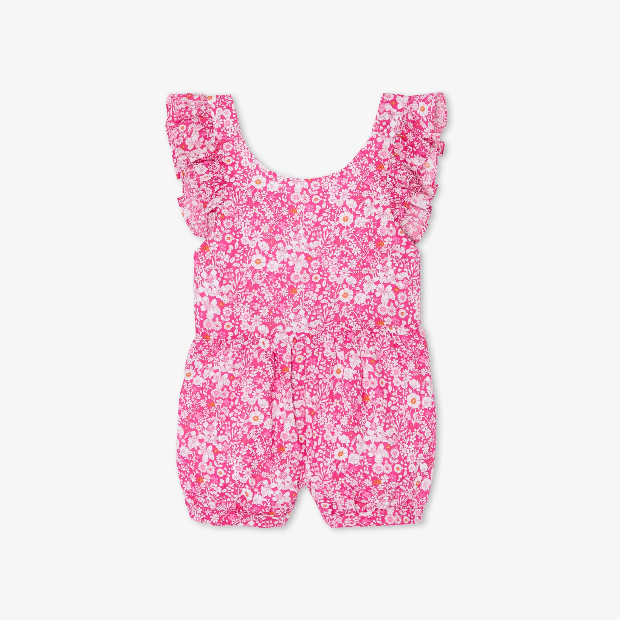 Baby girl romper in Liberty fabric