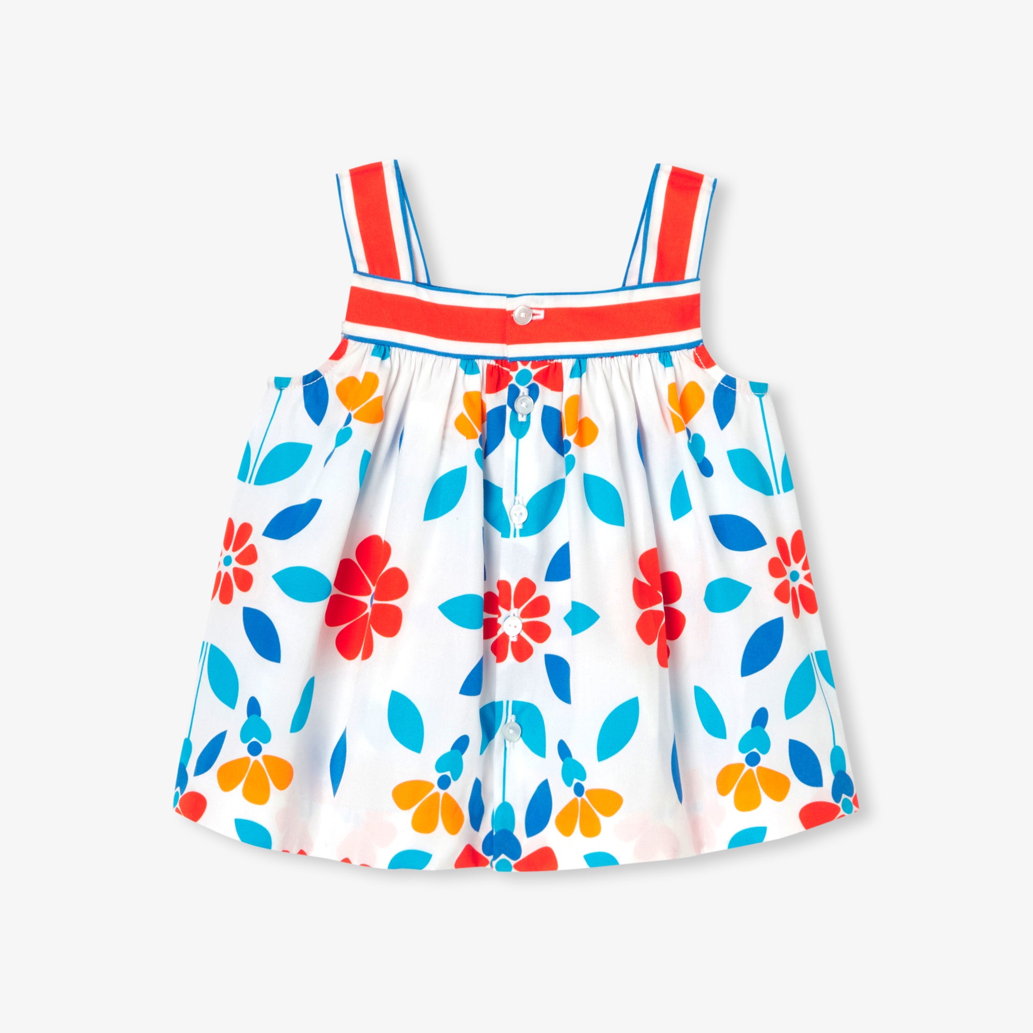 Toddler girl blouse in poplin