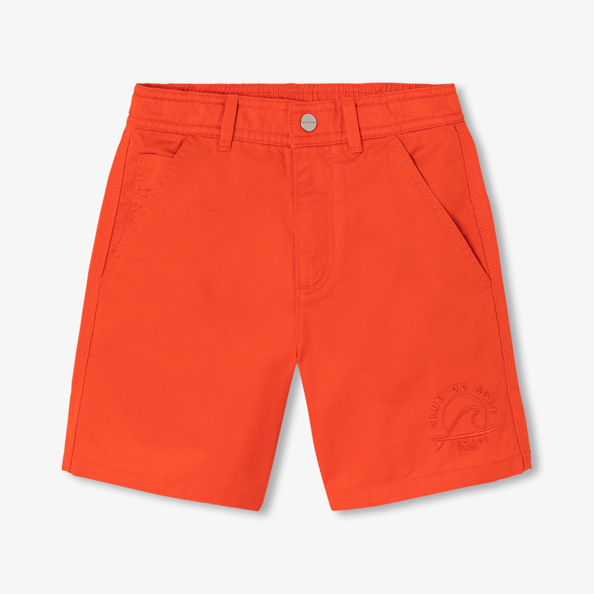Boy's Bermuda shorts in twill