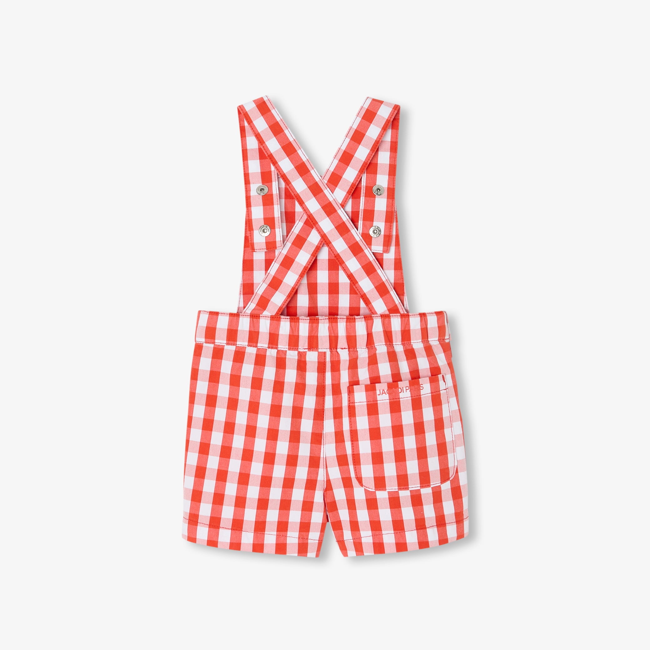 Toddler boy romper in gingham