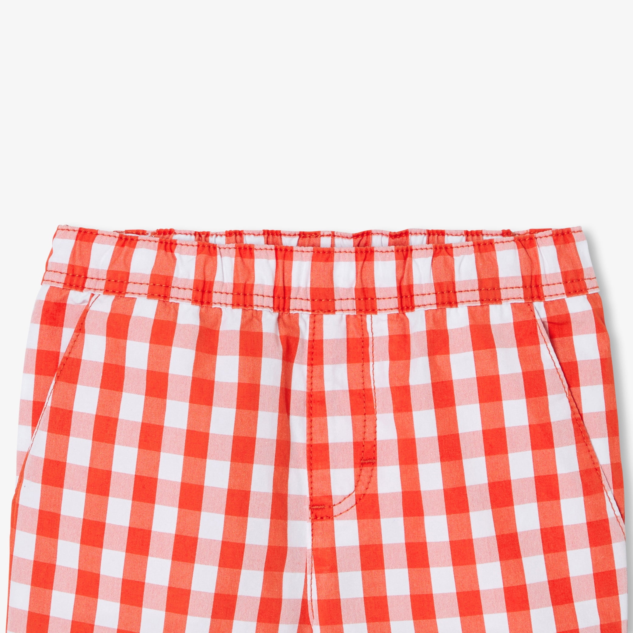 Toddler boy shorts in gingham