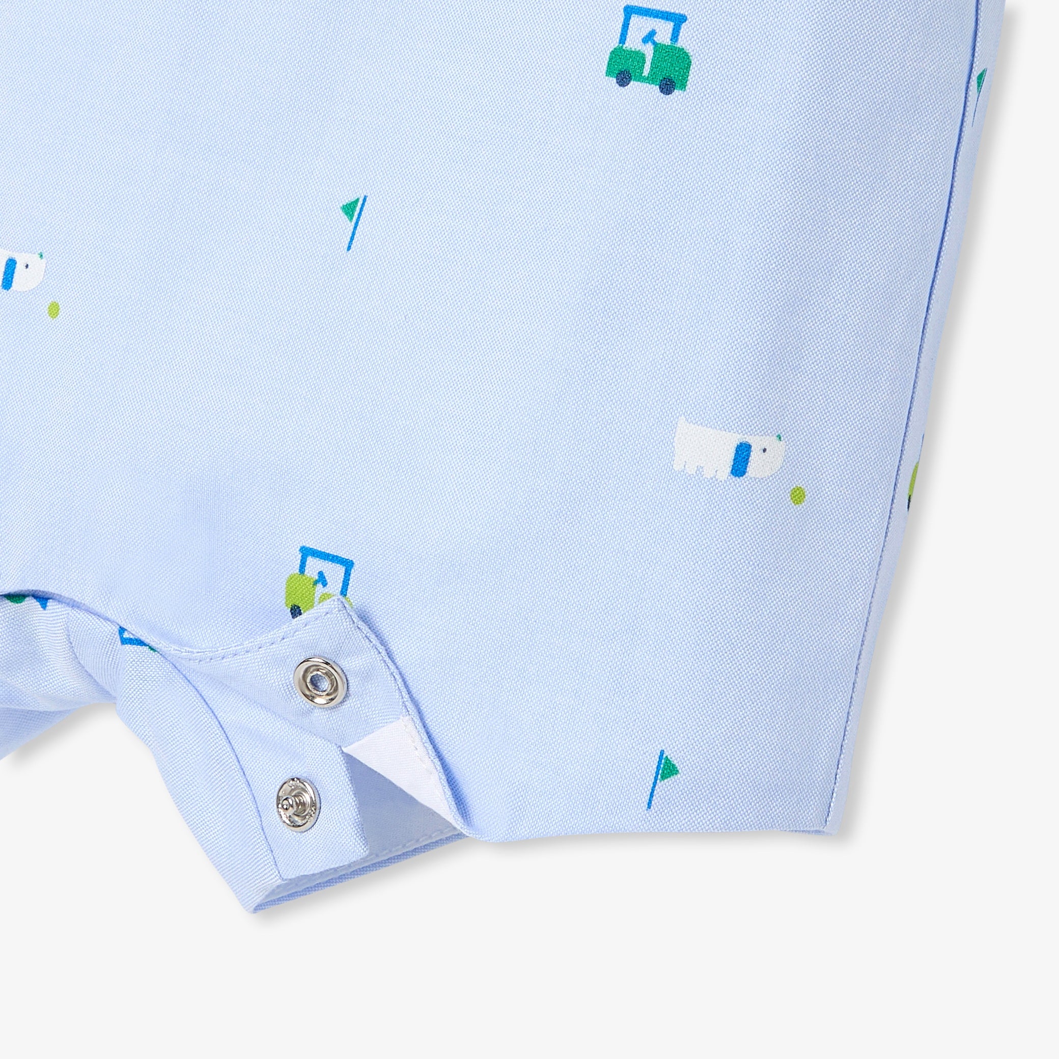 Baby boy Oxford romper