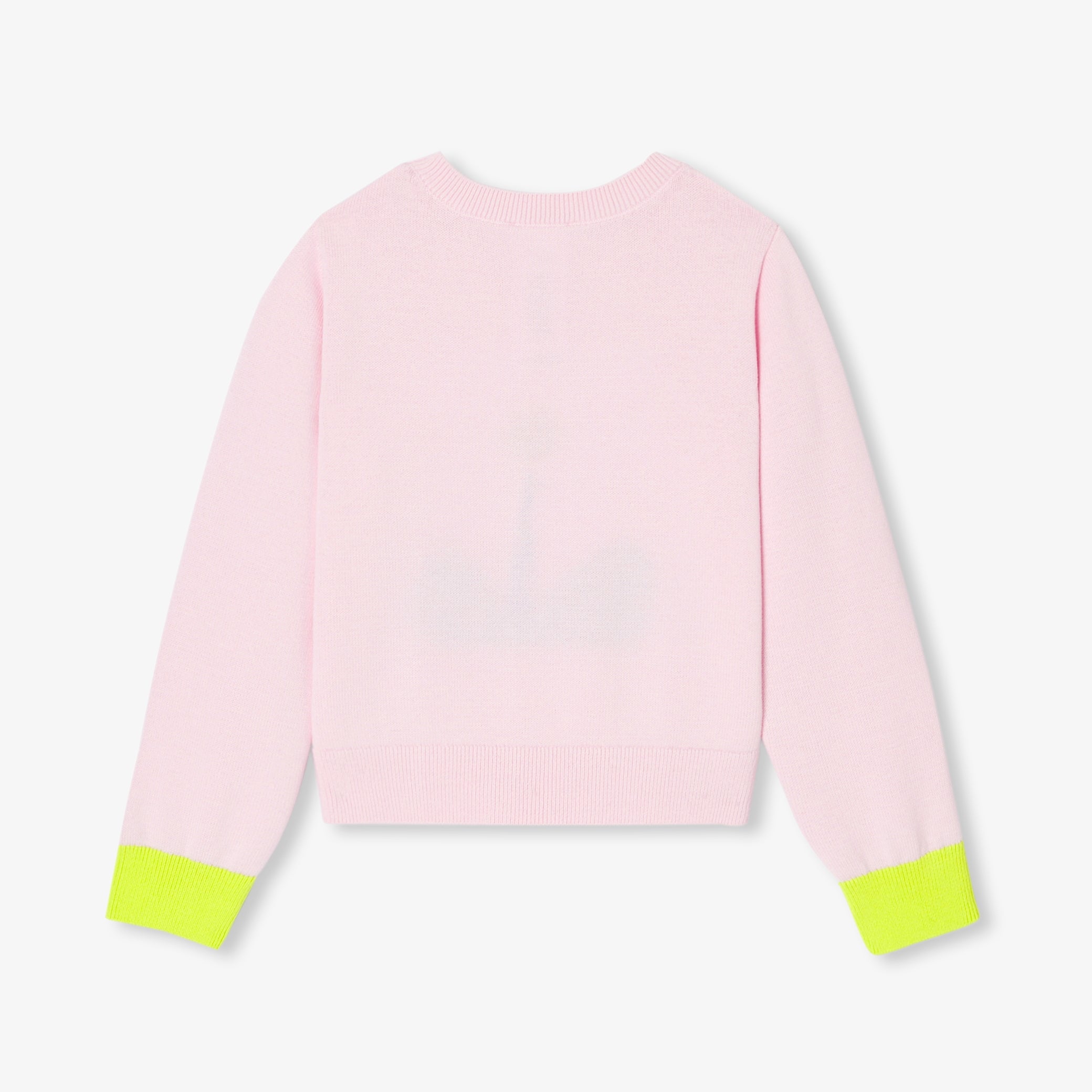 Girl intarsia flower sweater