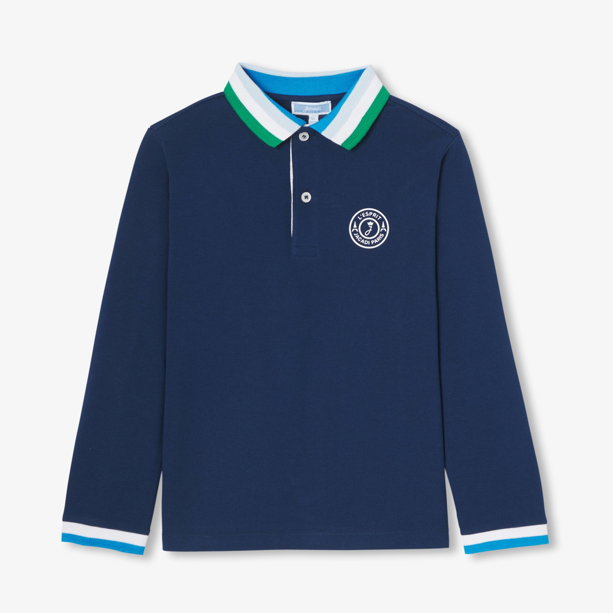 Boy's polo shirt in cotton pique