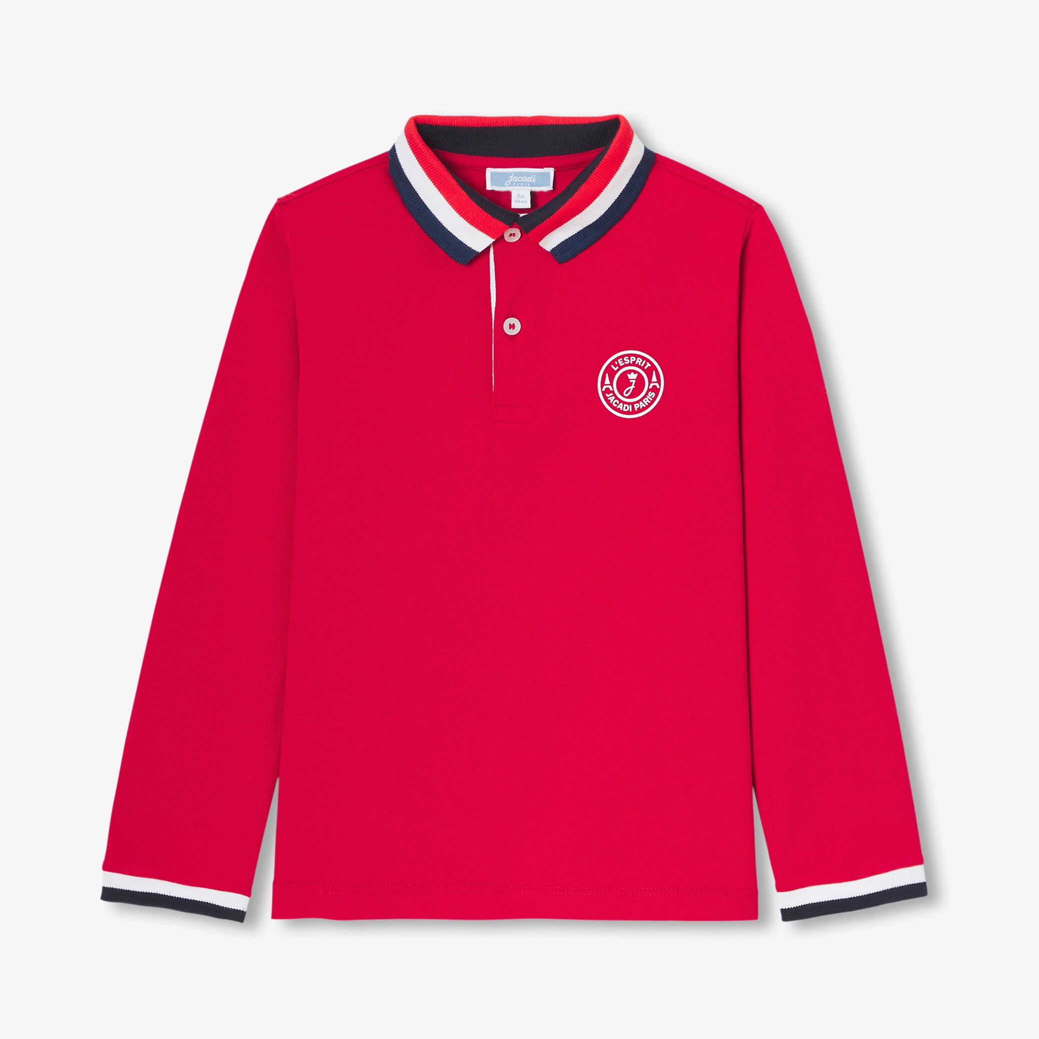 Boy's polo shirt in cotton pique