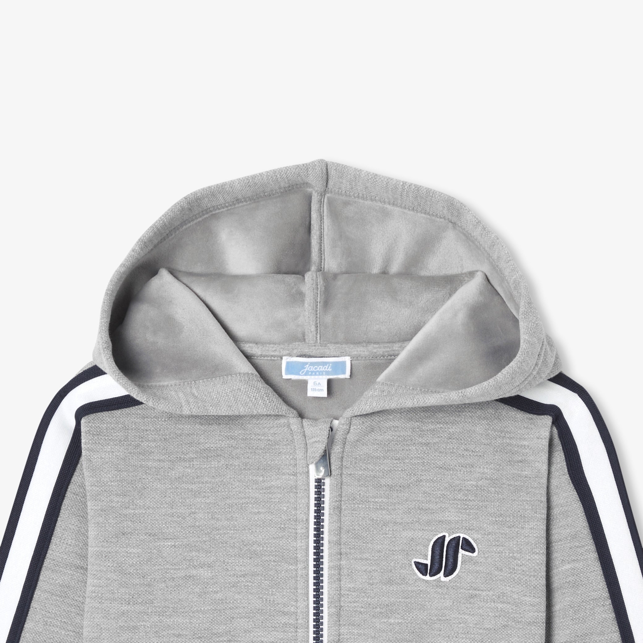Boy zip-up sweatshirt