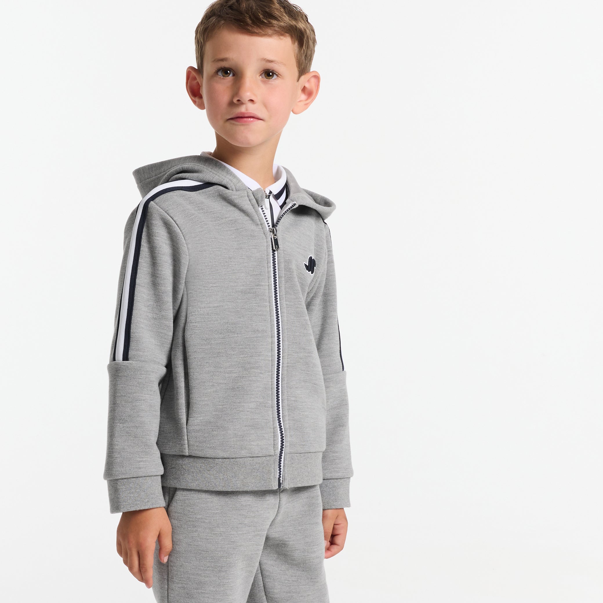 Boy zip-up sweatshirt