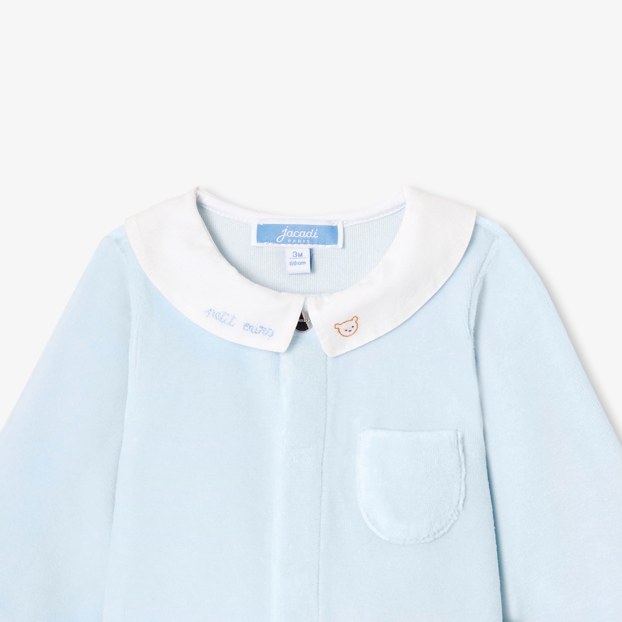 Baby boy velvet pajamas