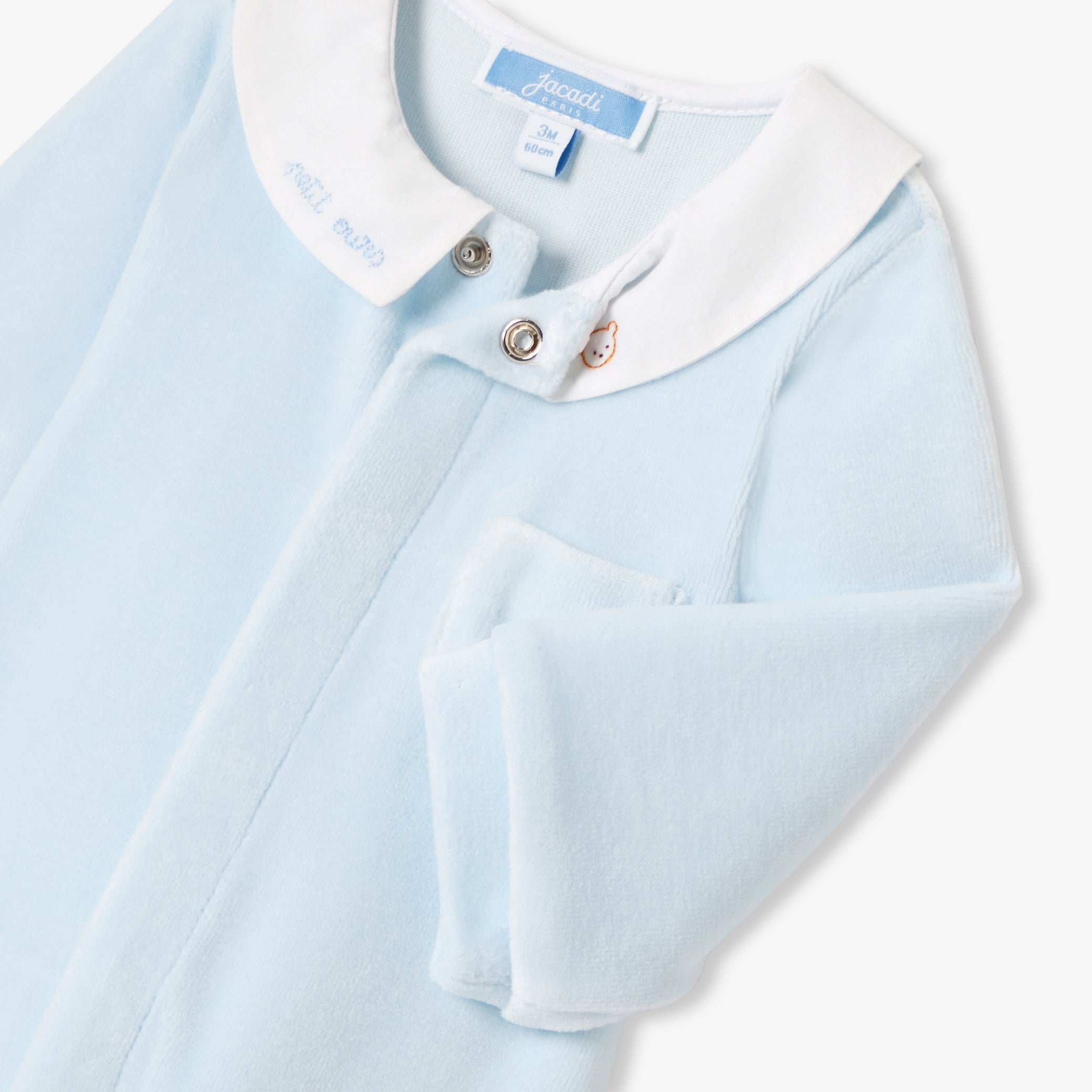 Baby boy velvet pajamas