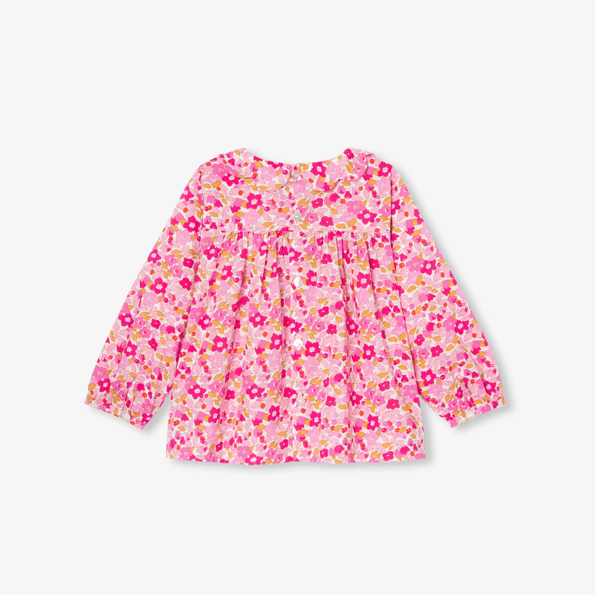 Toddler girl blouse in Liberty fabric
