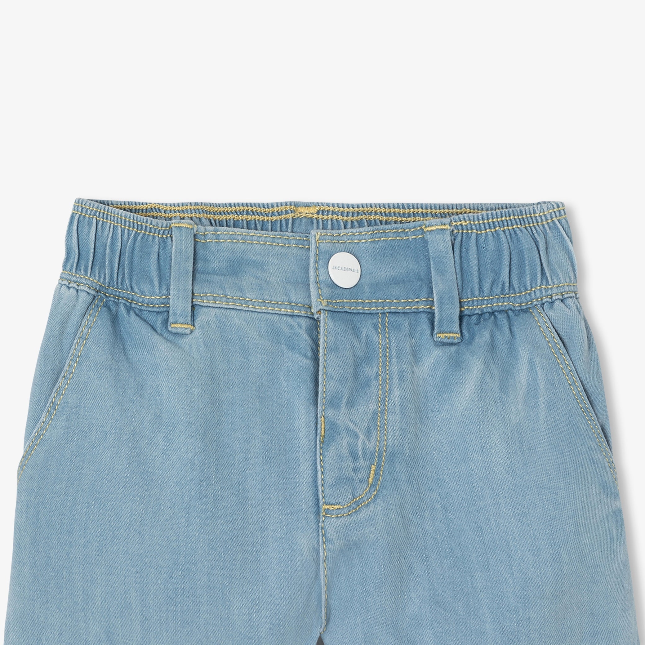Baby boy shorts in lightweight denim