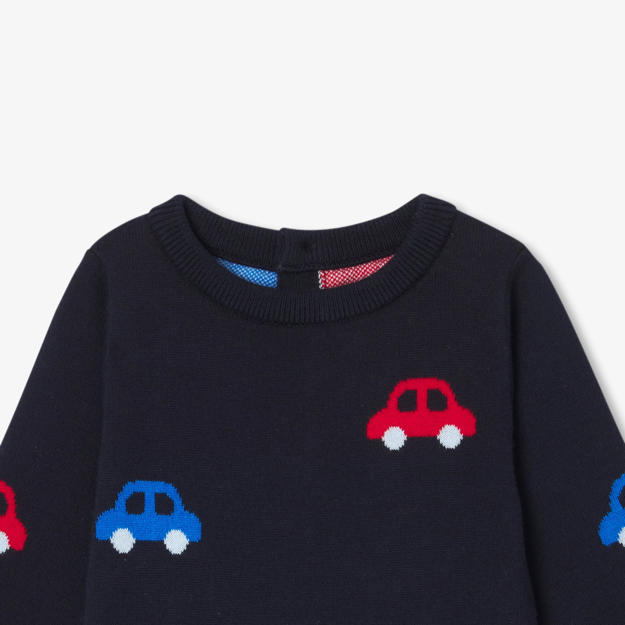 Baby boy knit jumpsuit
