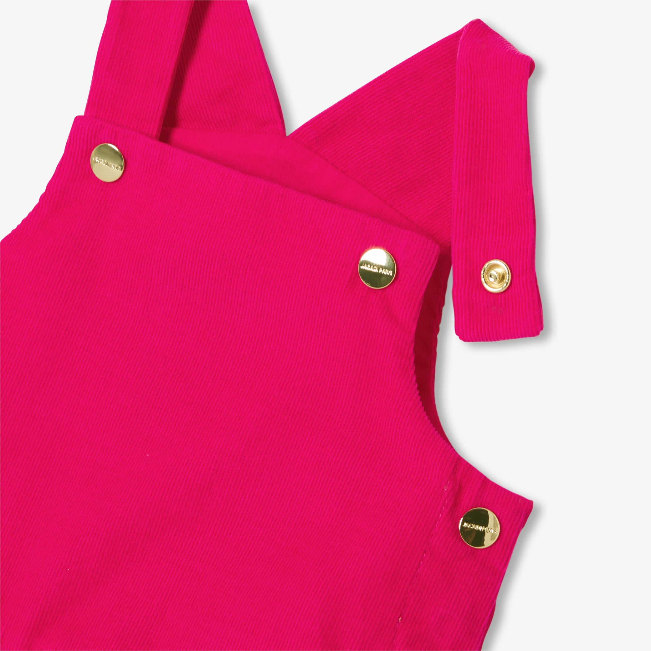 Toddler girl velvet pinafore dress