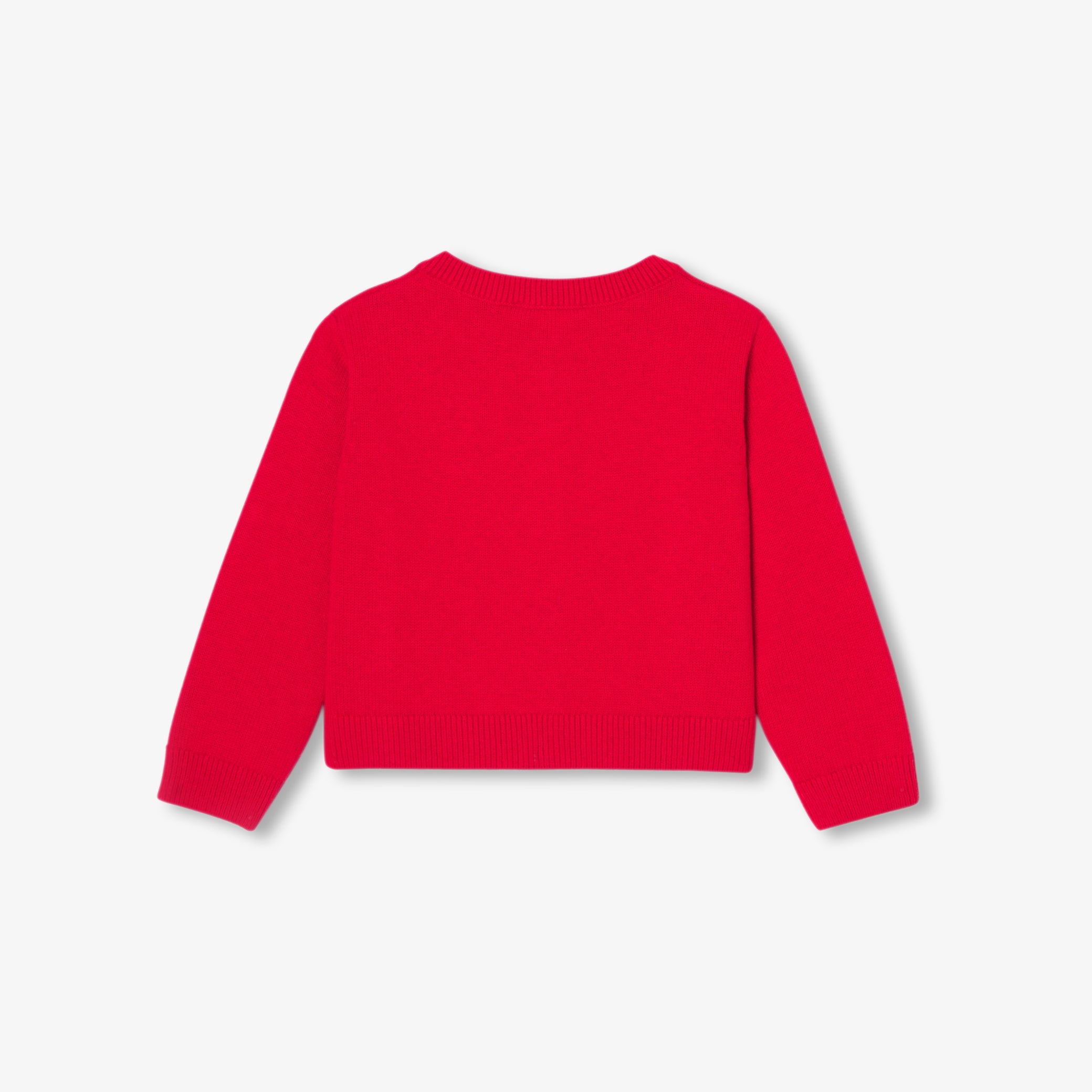 Baby girl cardigan in cotton and wool