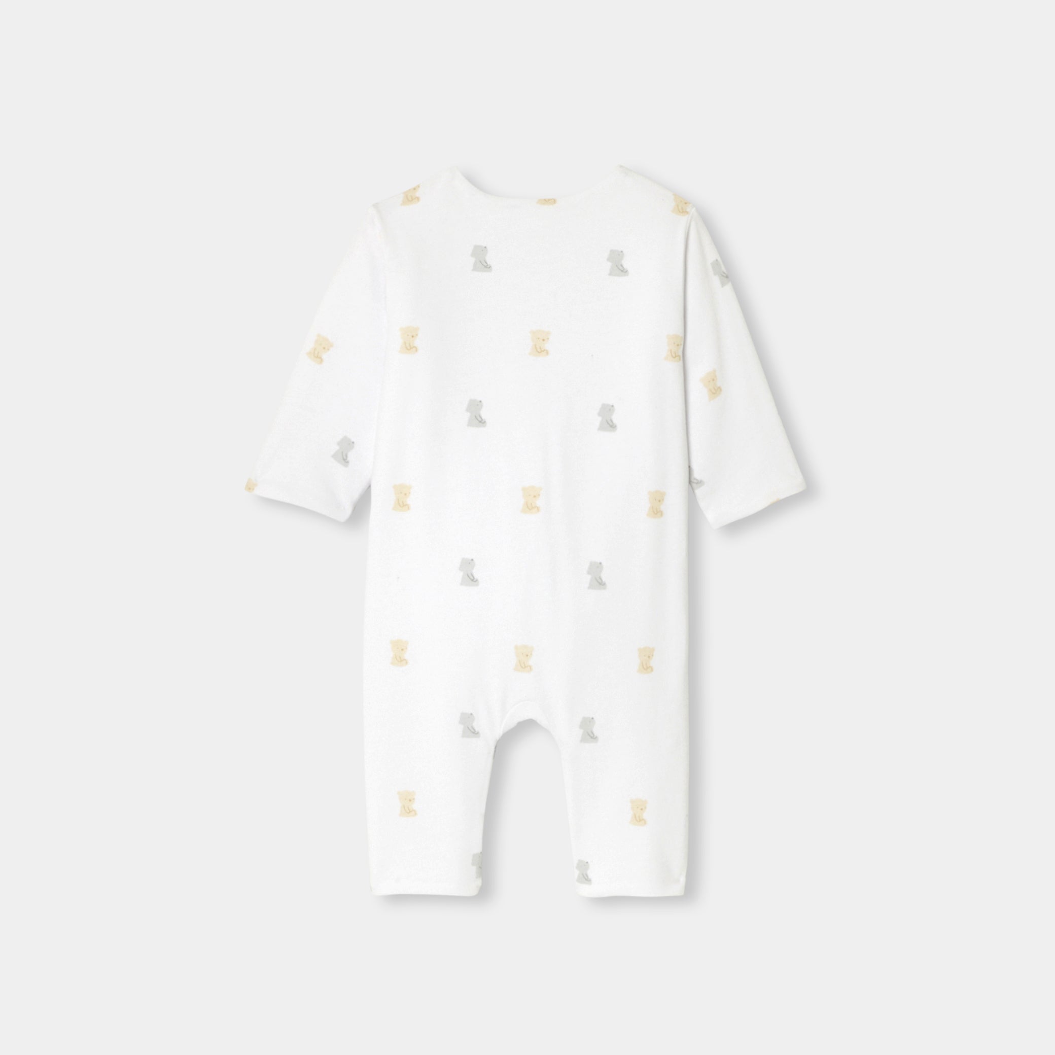 Baby jumpsuit in wadded jersey