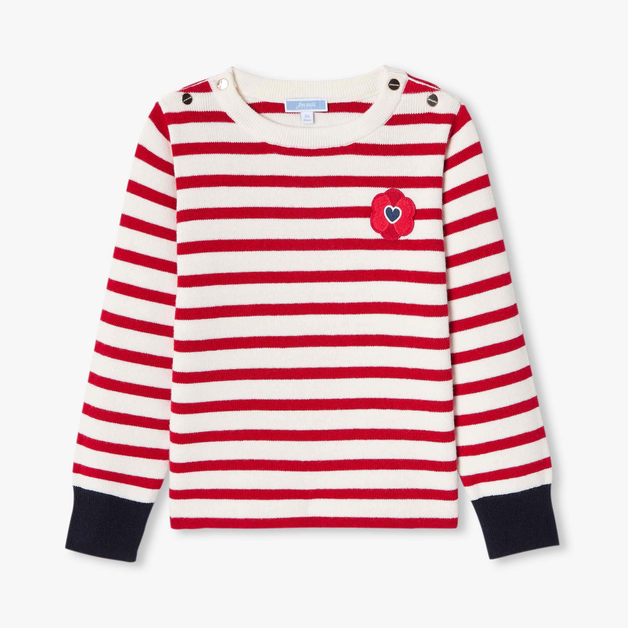 Girl striped sweater