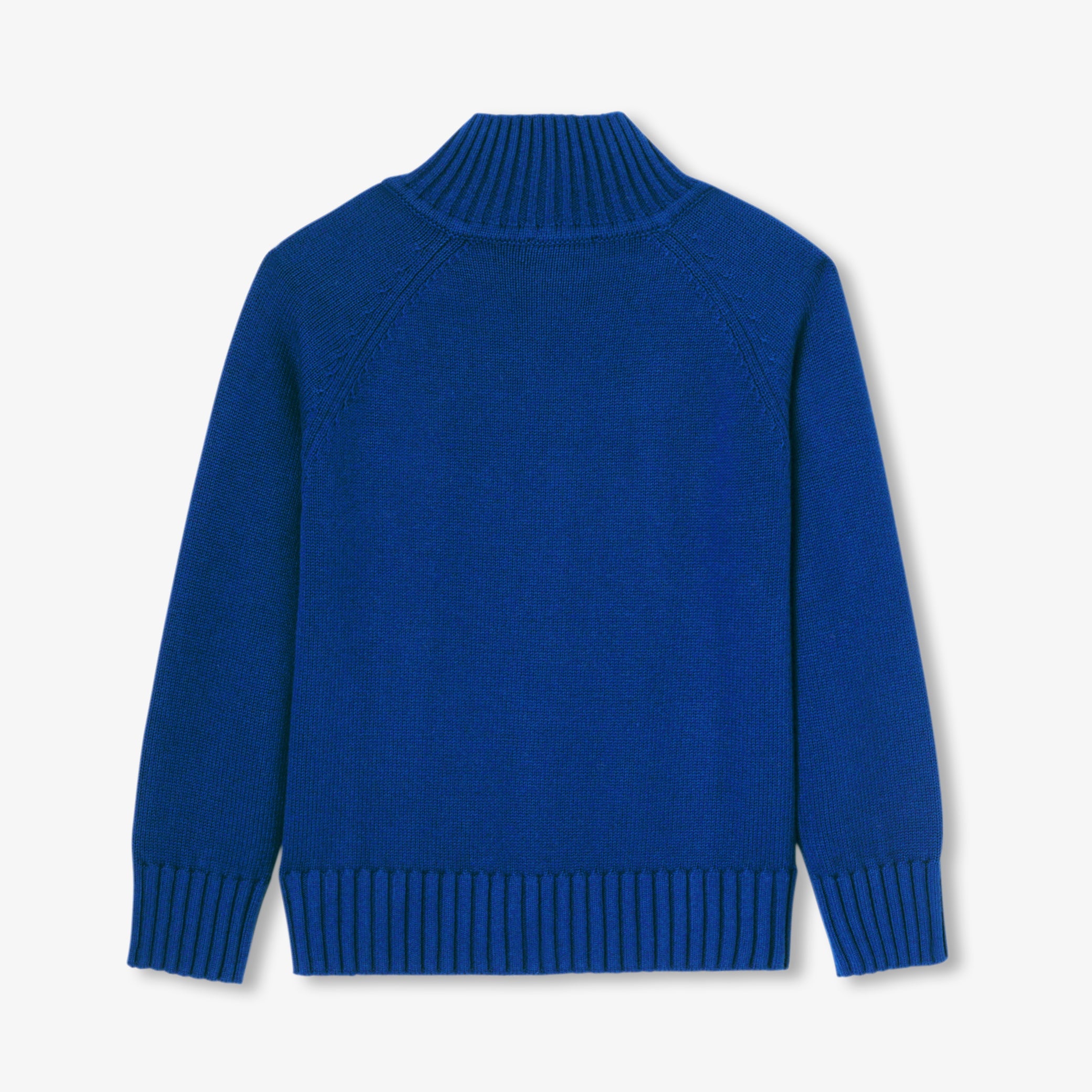 Boy sweater with trucker collar