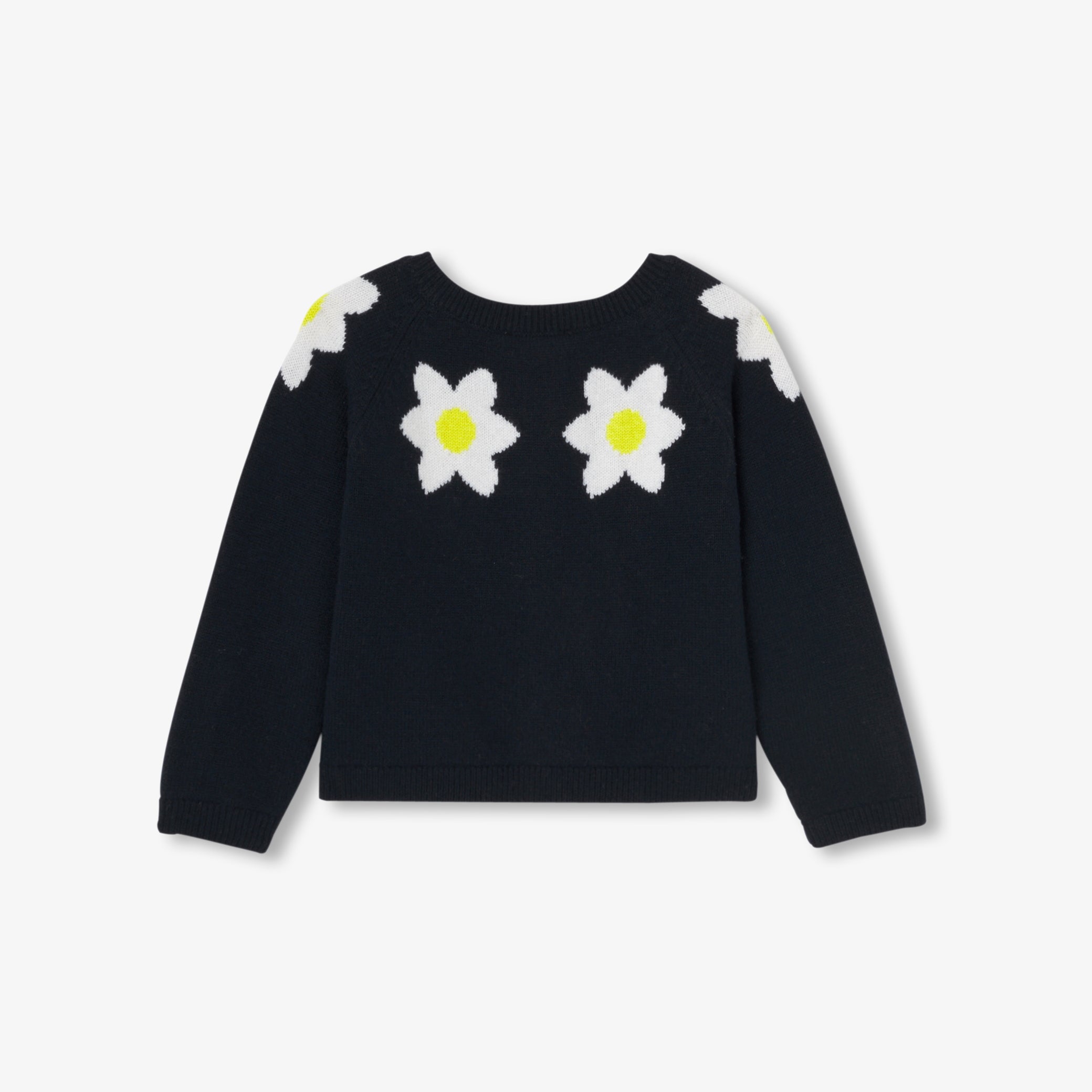 Toddler girl cardigan in wool and cashmere