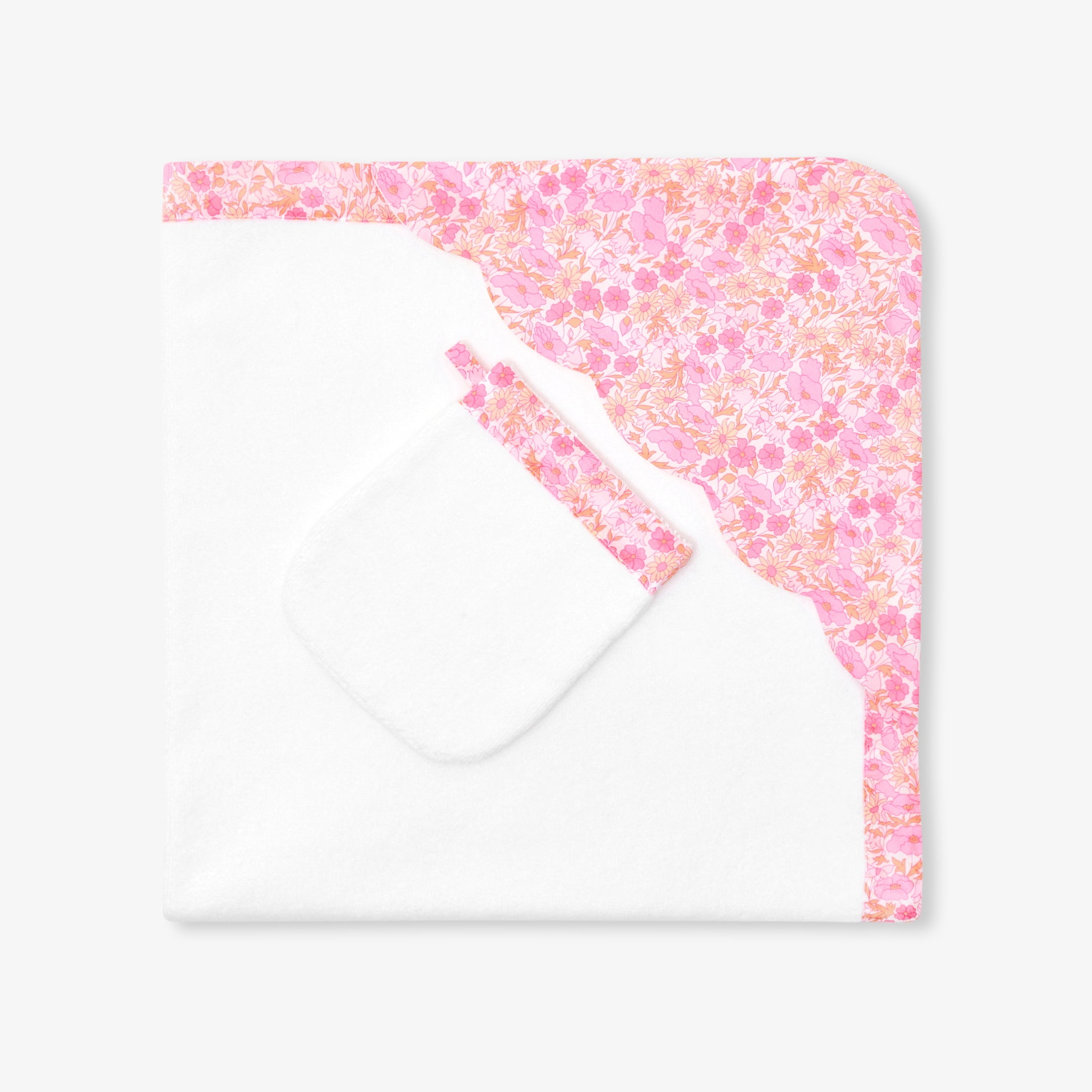 Cotton terry bath set in Liberty Fabric