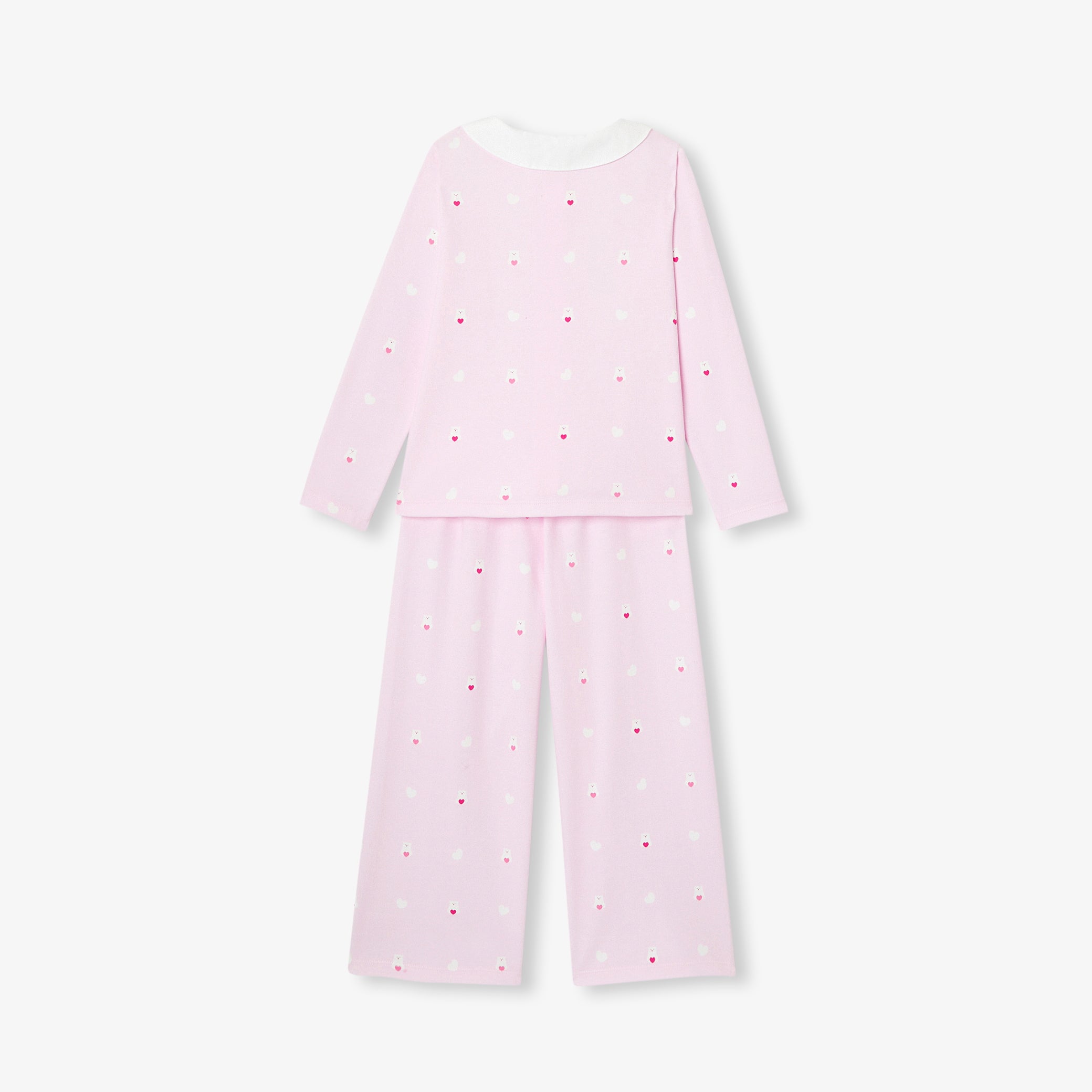 Girl interlock cotton pajamas