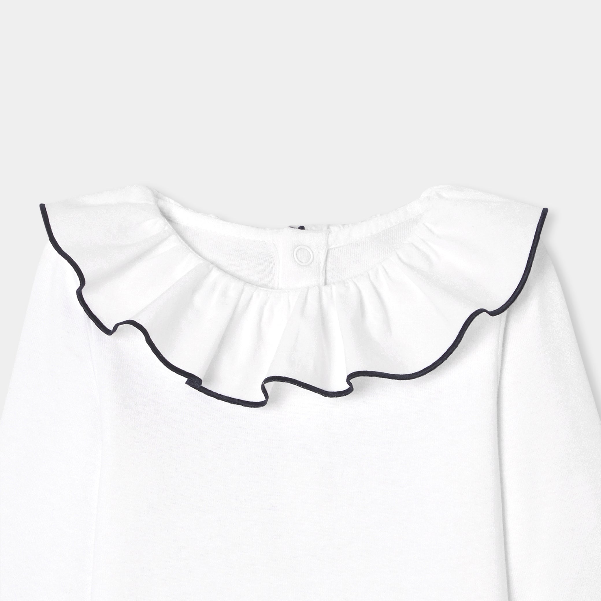 Baby girl long-sleeved bodysuit