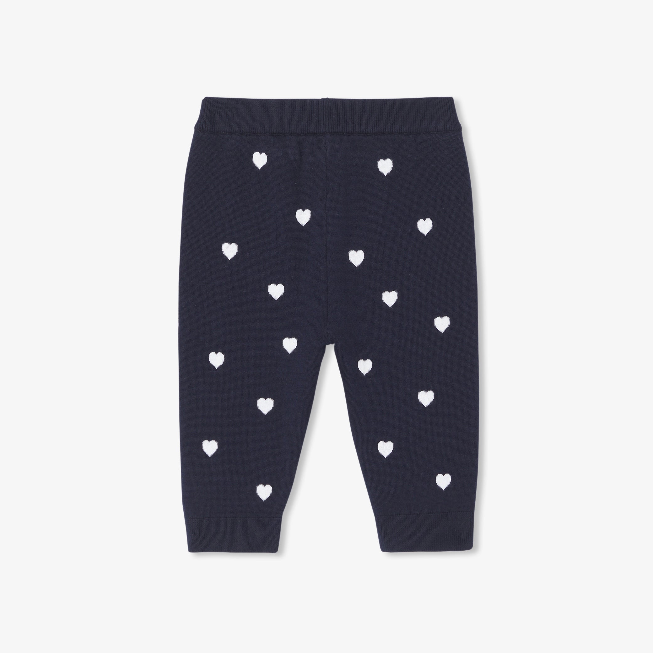 Baby girl knitted heart pants