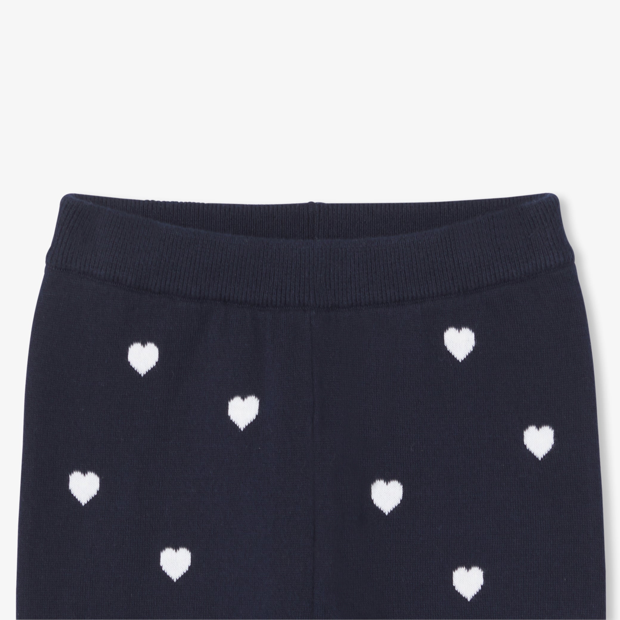 Baby girl knitted heart pants