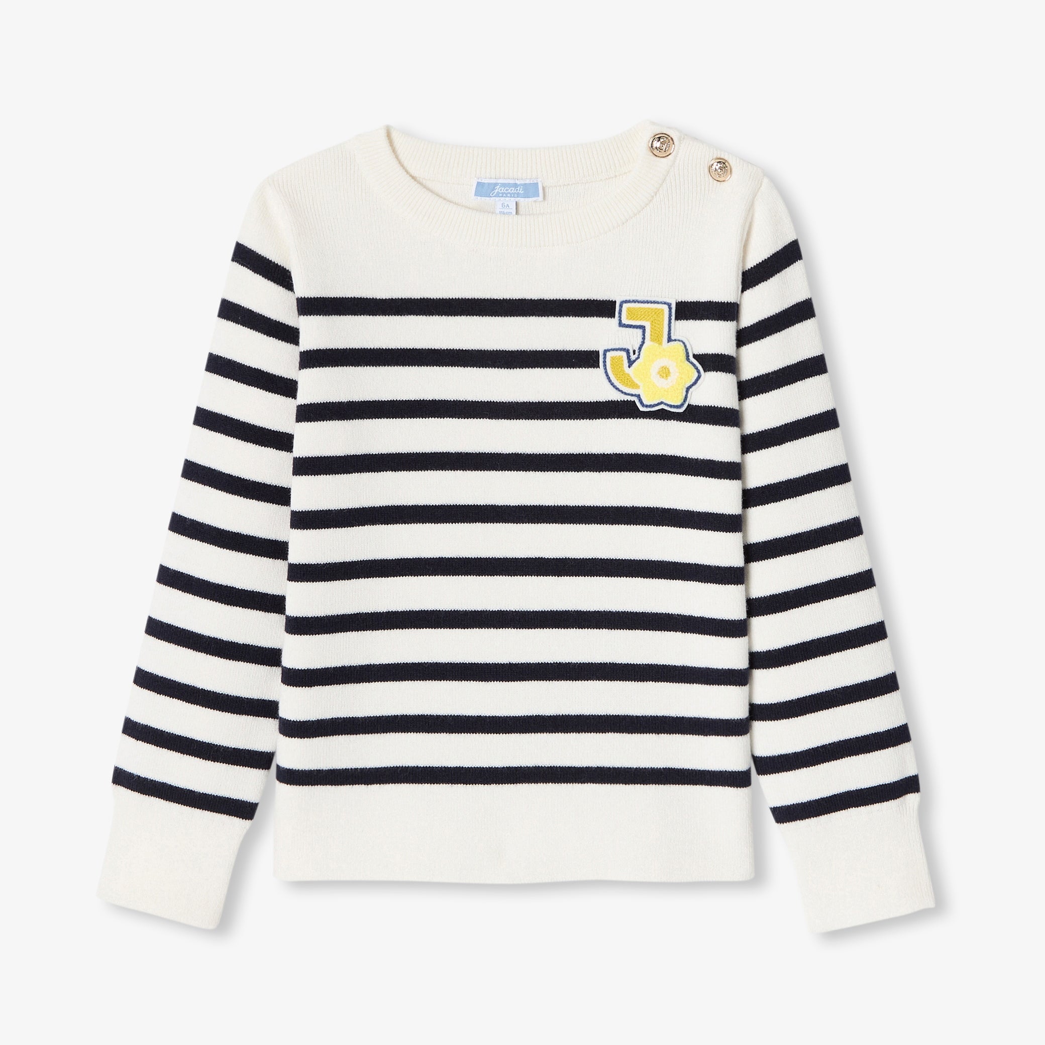 Girl striped sweater