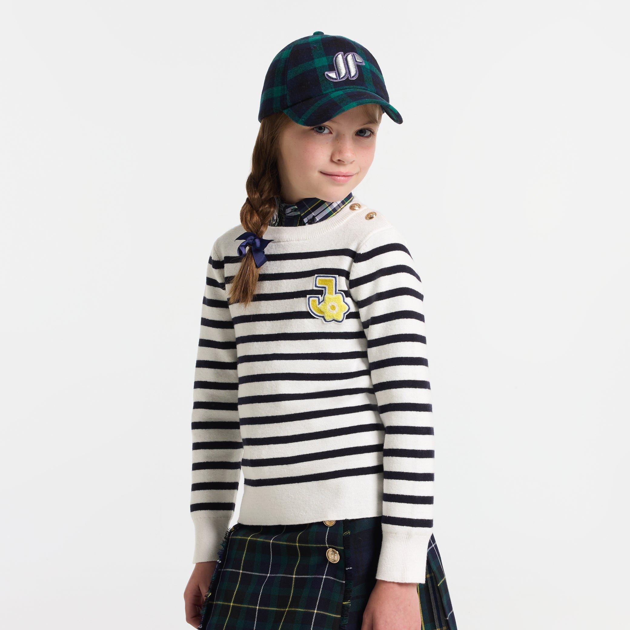 Girl striped sweater