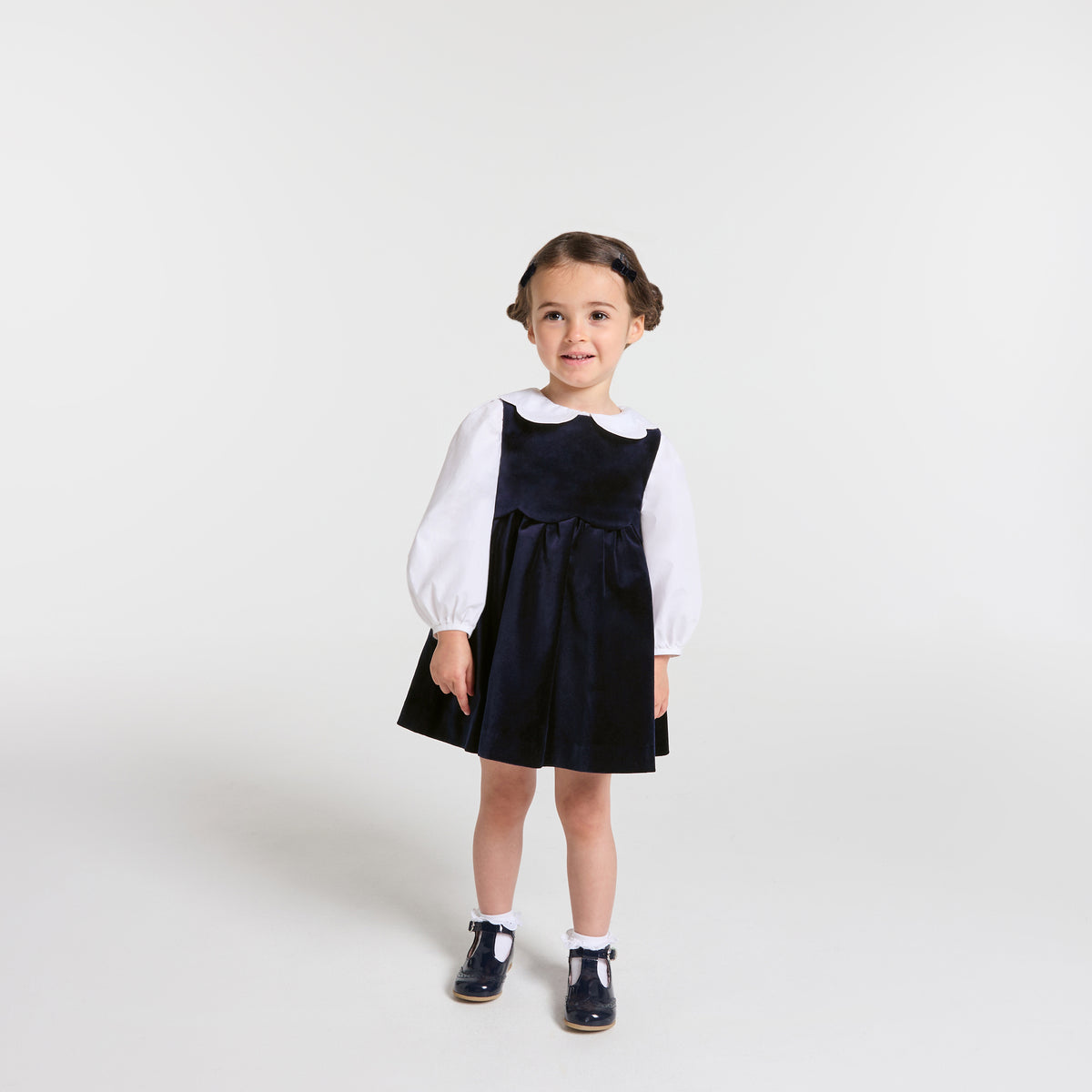 Baby girl velvet Christmas dress
