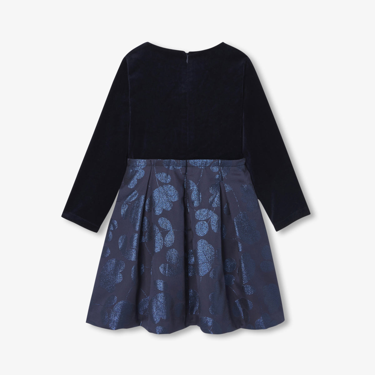 Girl Jacquard and velvet Dress