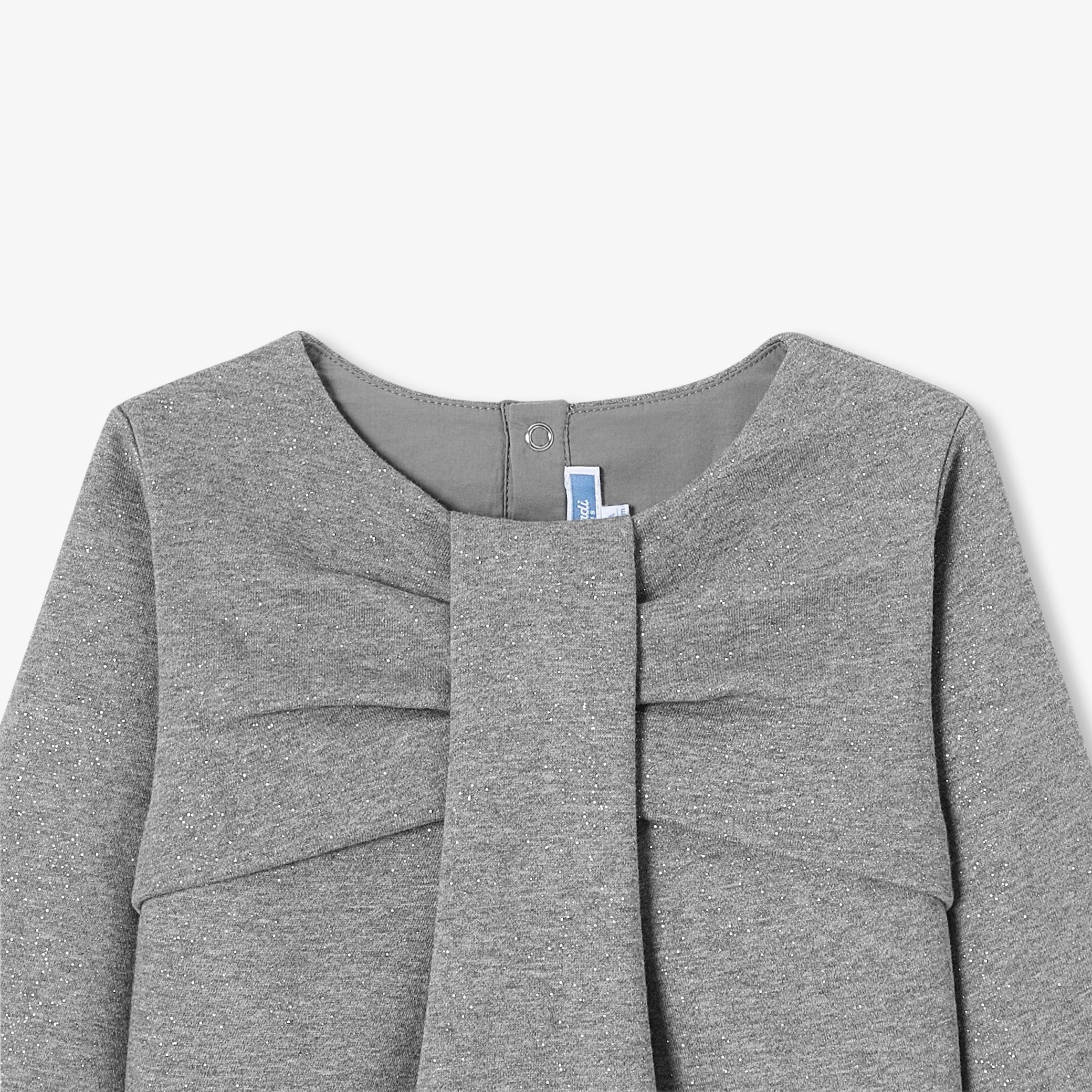 Girl sequined fleece sweatshirt