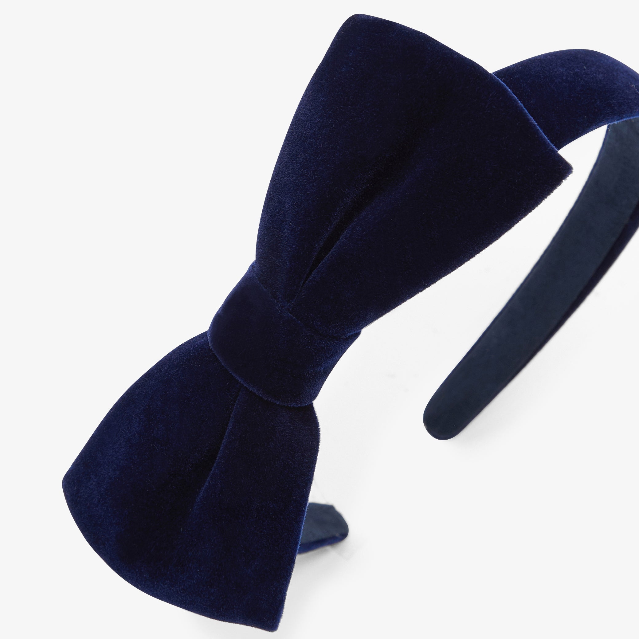 Girl velvet bow headband
