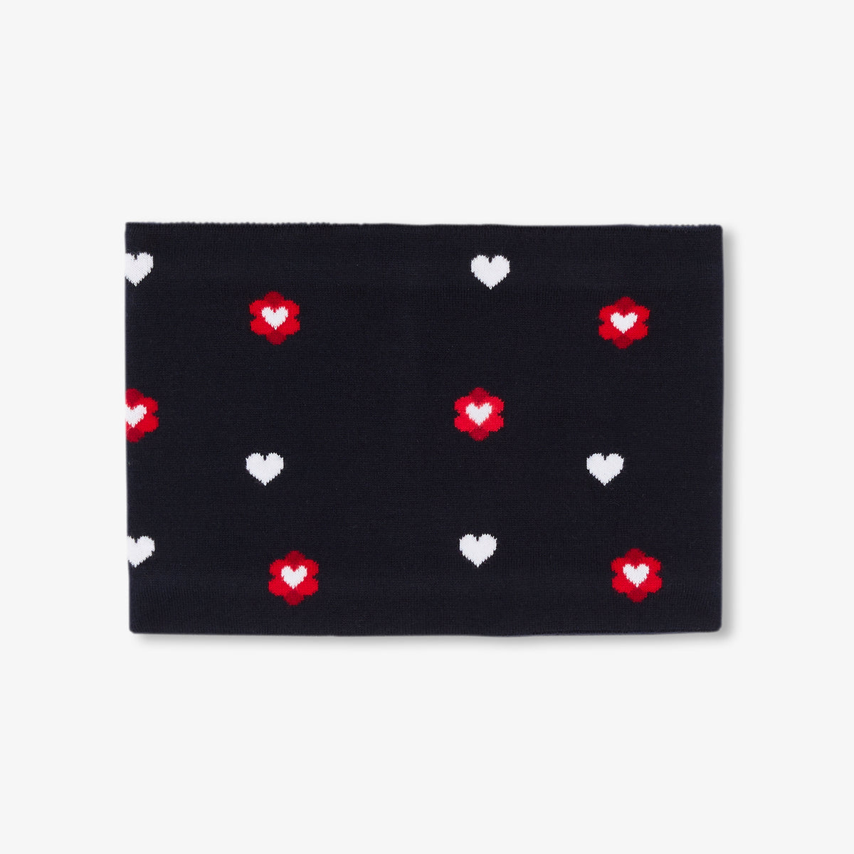 Girl snood with microfleece lining