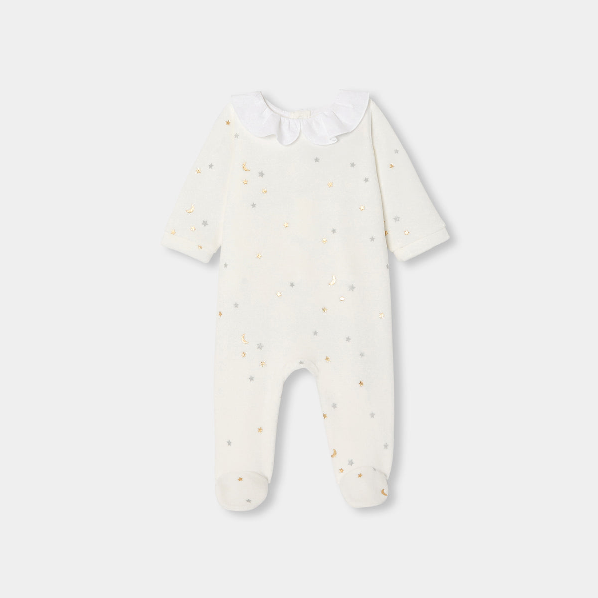 Baby girl velvet Christmas pajamas