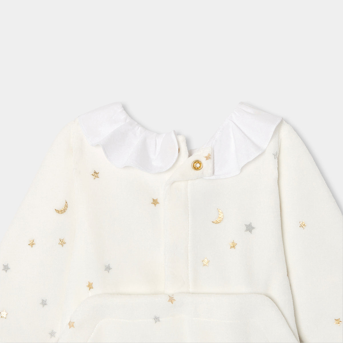 Baby girl velvet Christmas pajamas