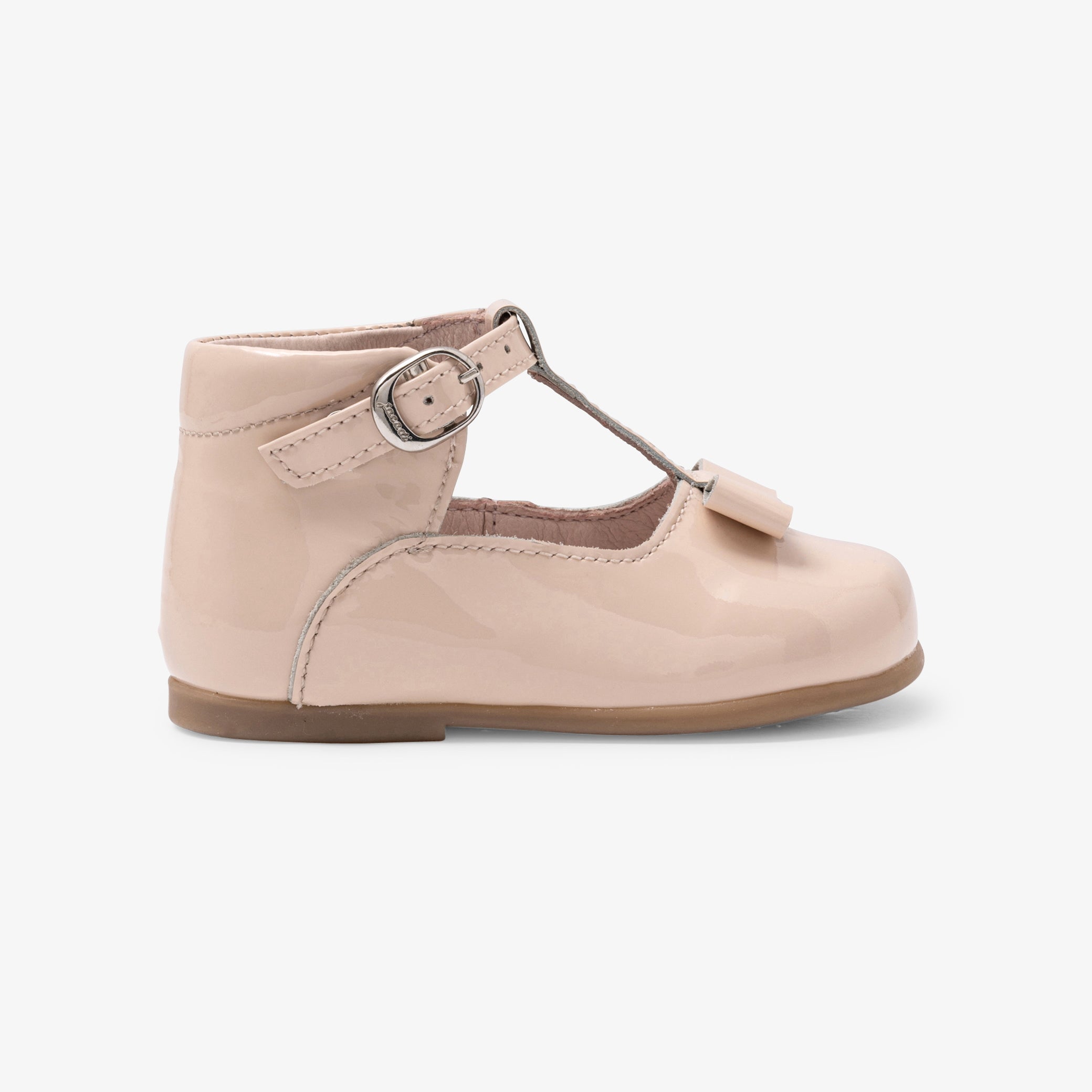 Baby girl first steps t-bar shoes