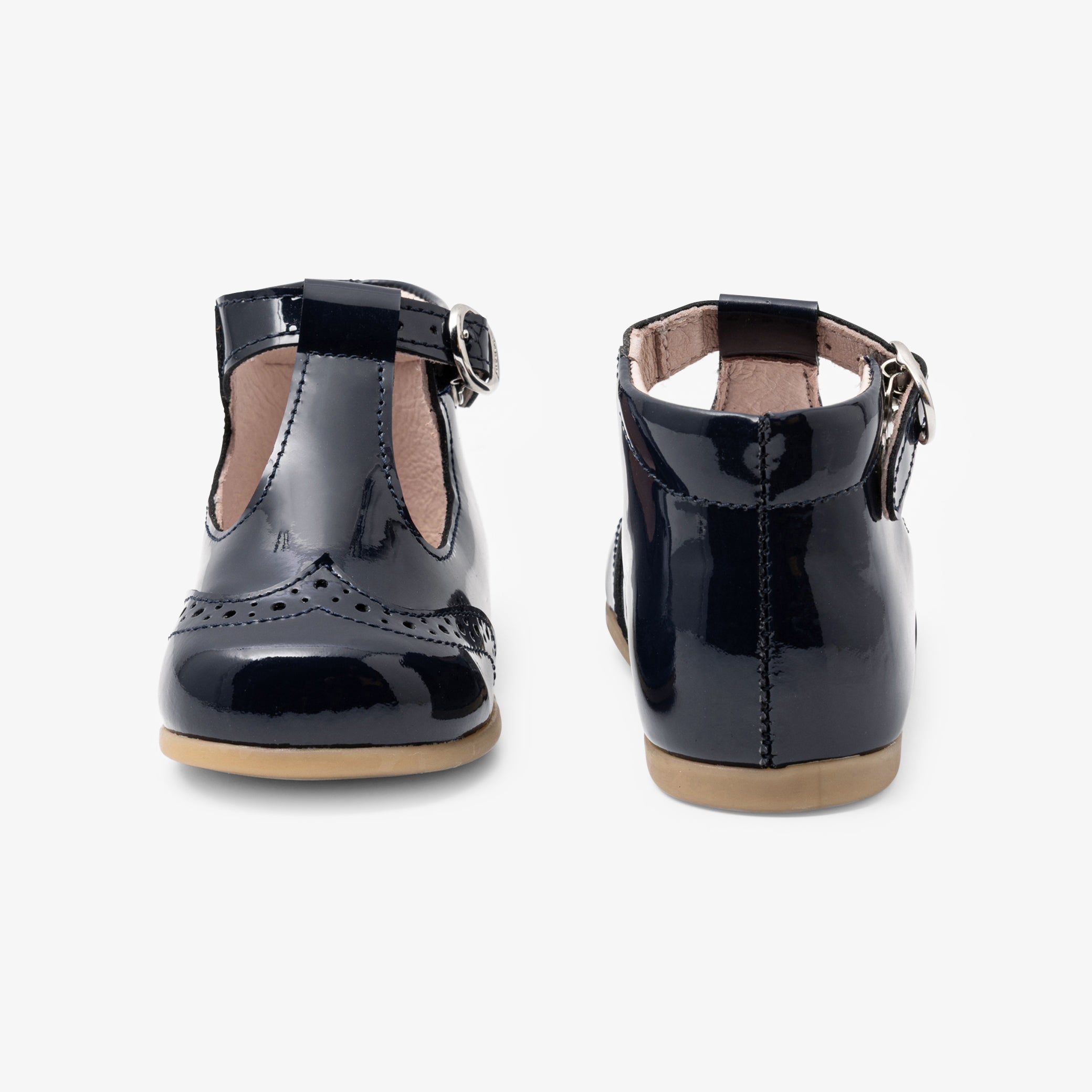 Baby girl first steps t-bars shoes