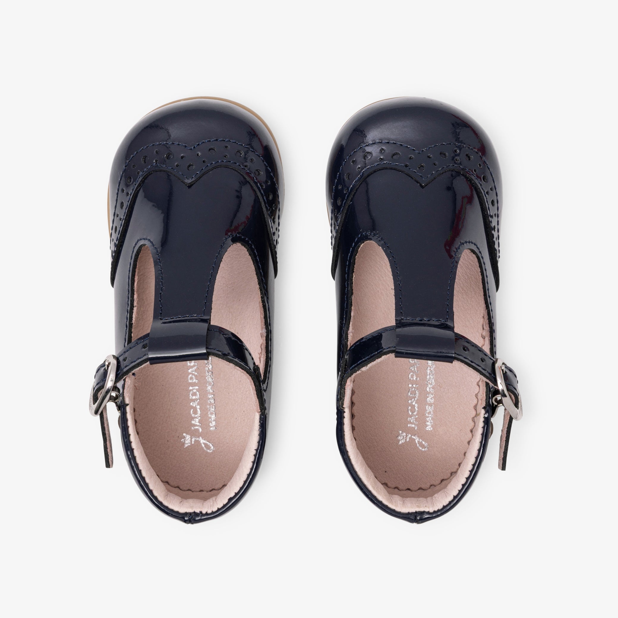 Baby girl first steps t-bars shoes