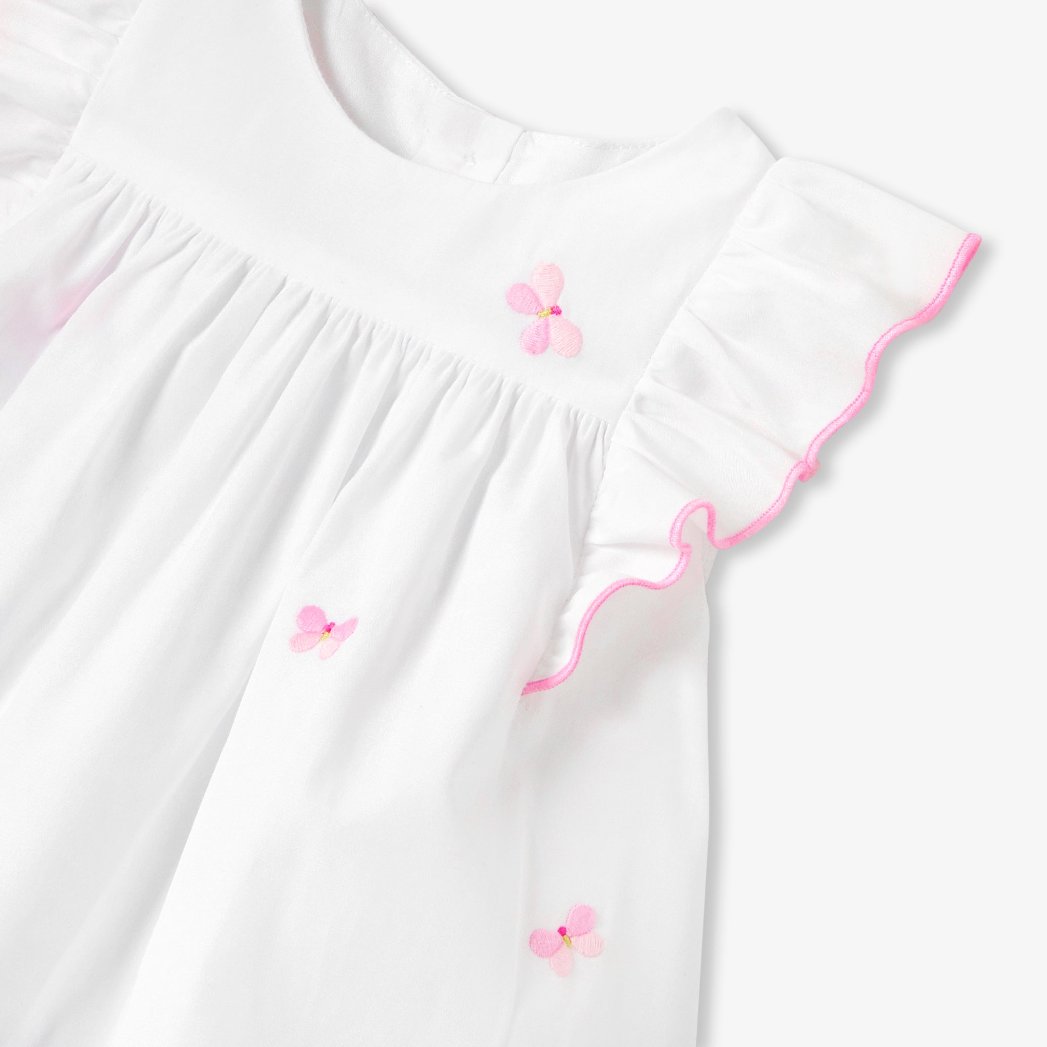 Baby girl dress in cotton poplin