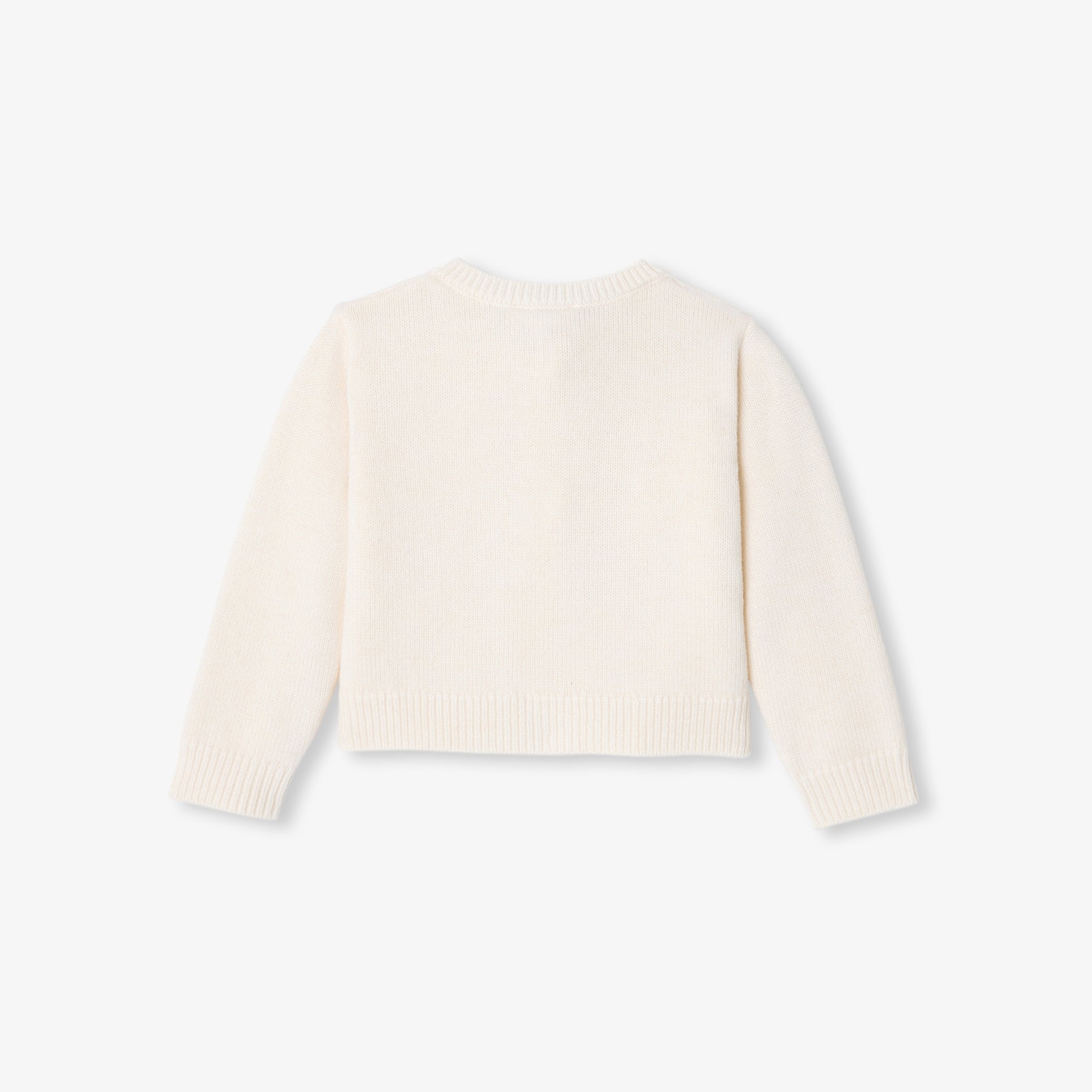 Baby girl cardigan in wool and cashmere