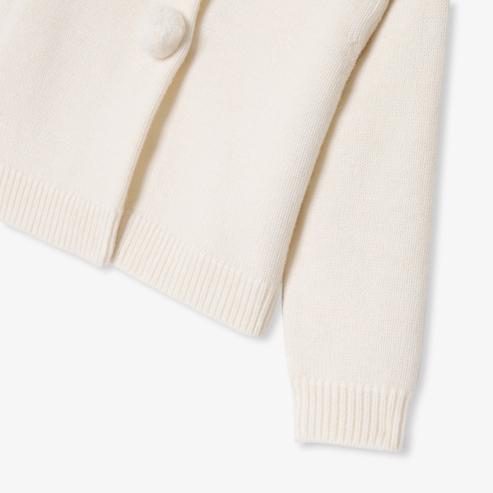Baby girl cardigan in wool and cashmere