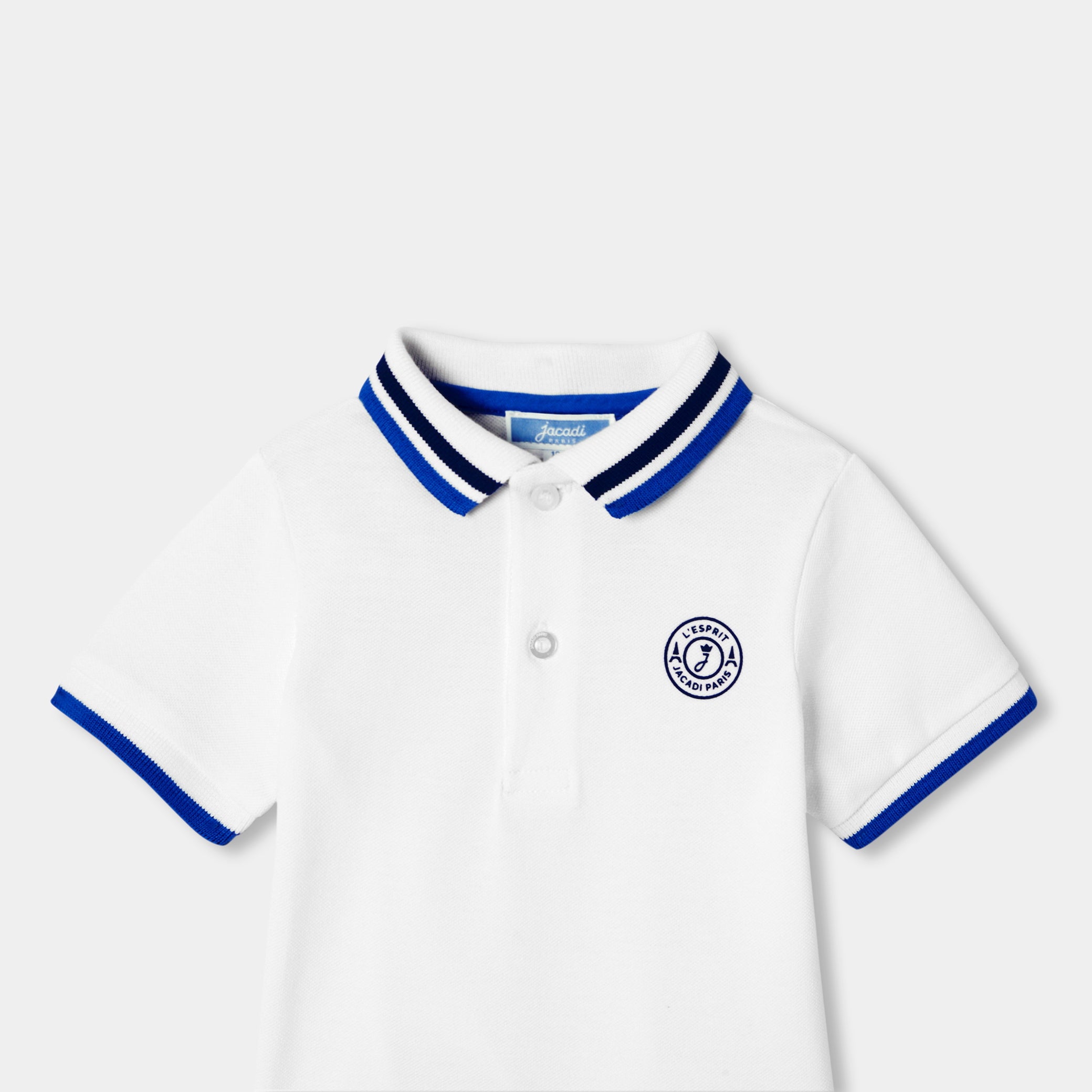 Baby boy short-sleeved polo shirt
