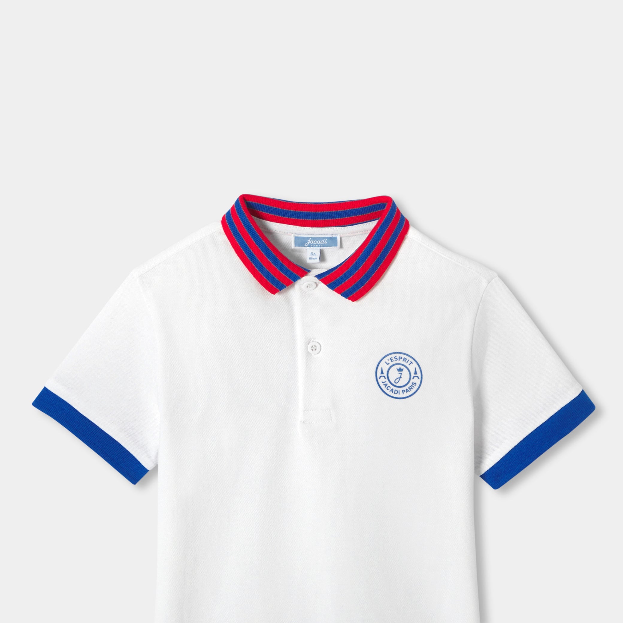 Children's cotton polo shirt
