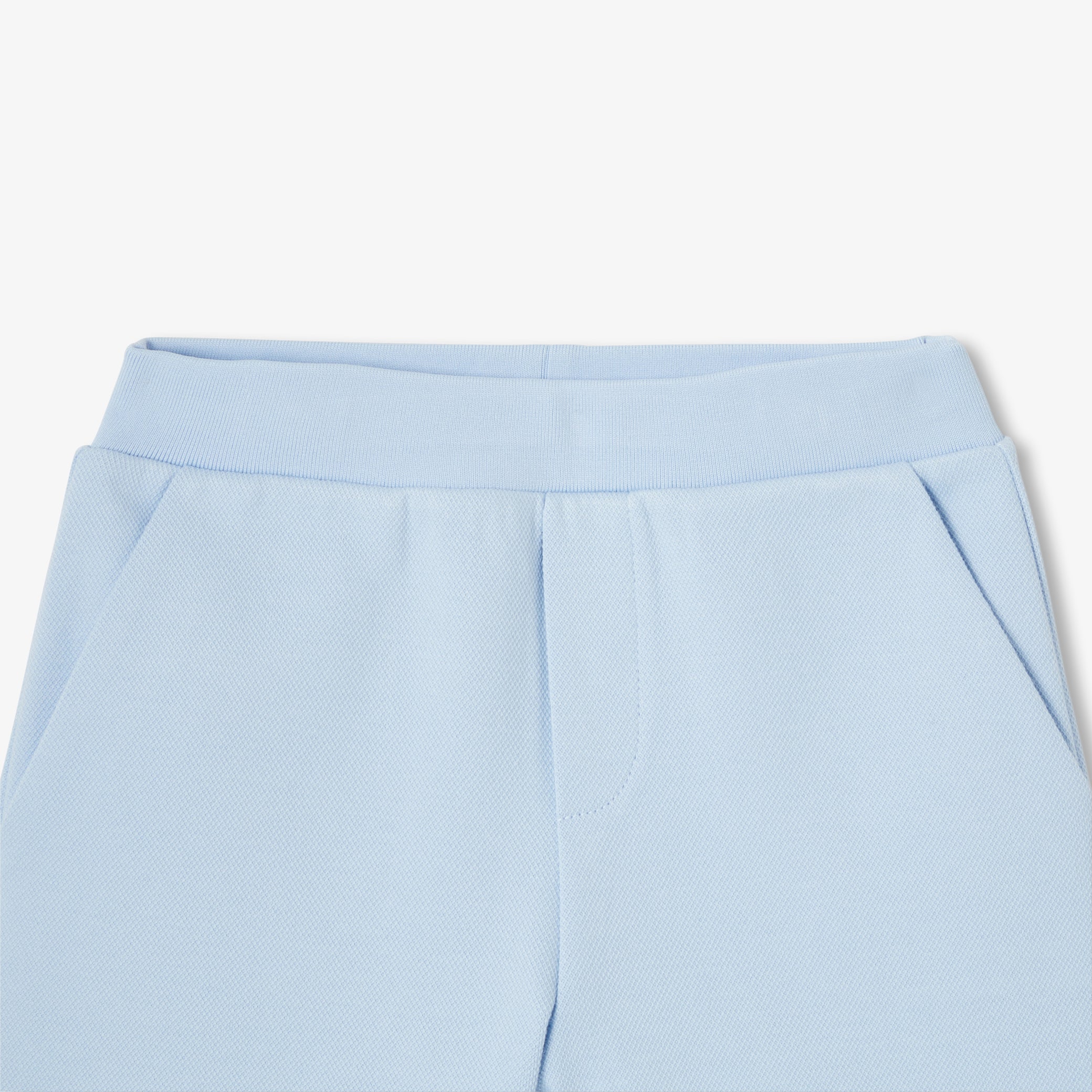 Boys' double-sided piquÃ© fleece shorts