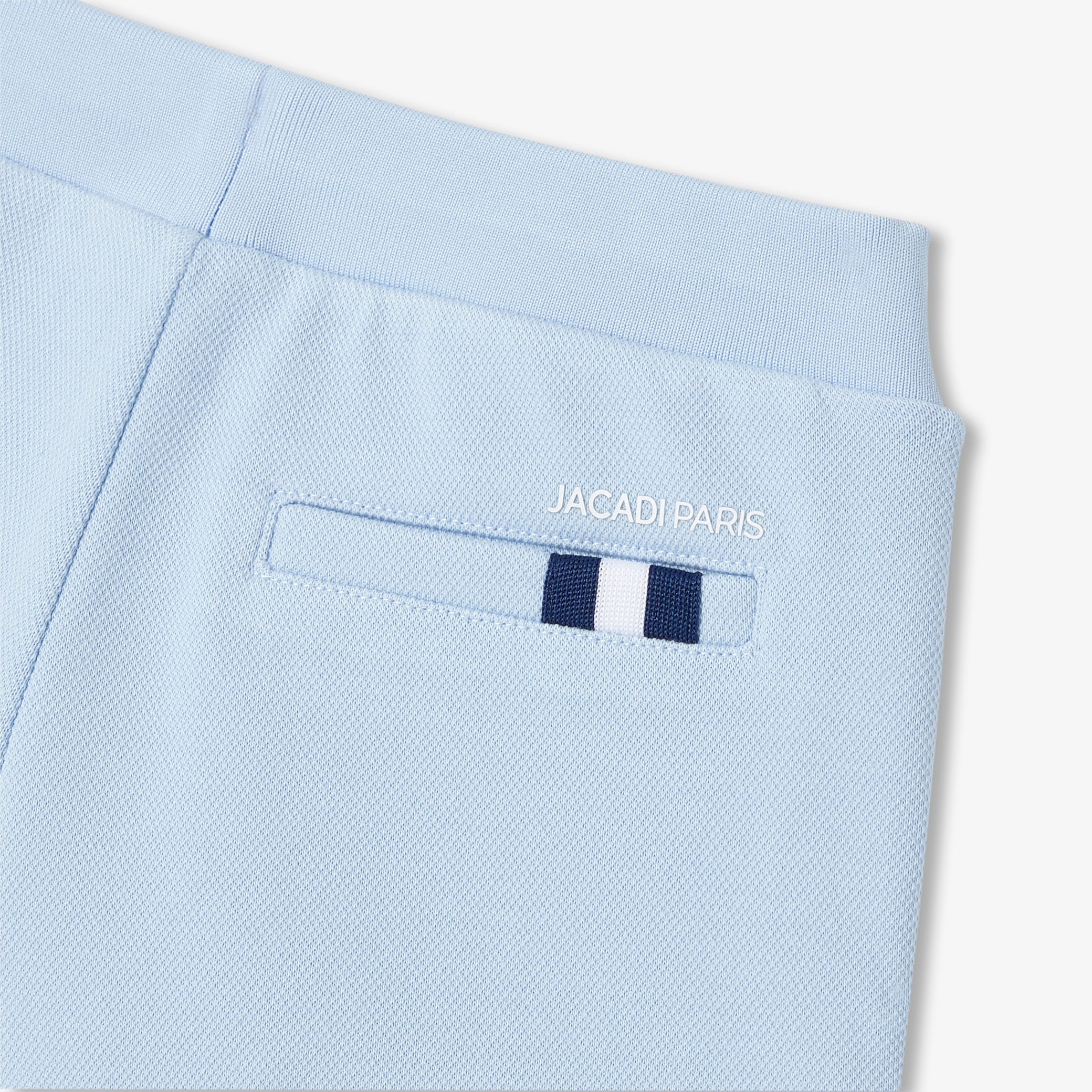 Boys' double-sided piquÃ© fleece shorts