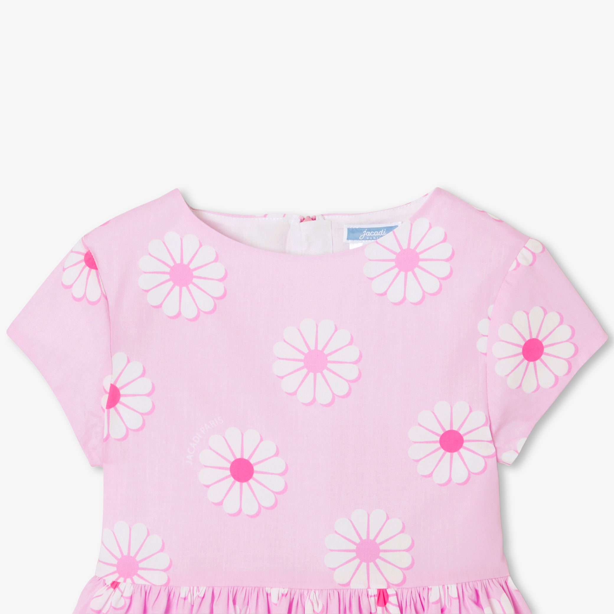 Girls' poplin dress