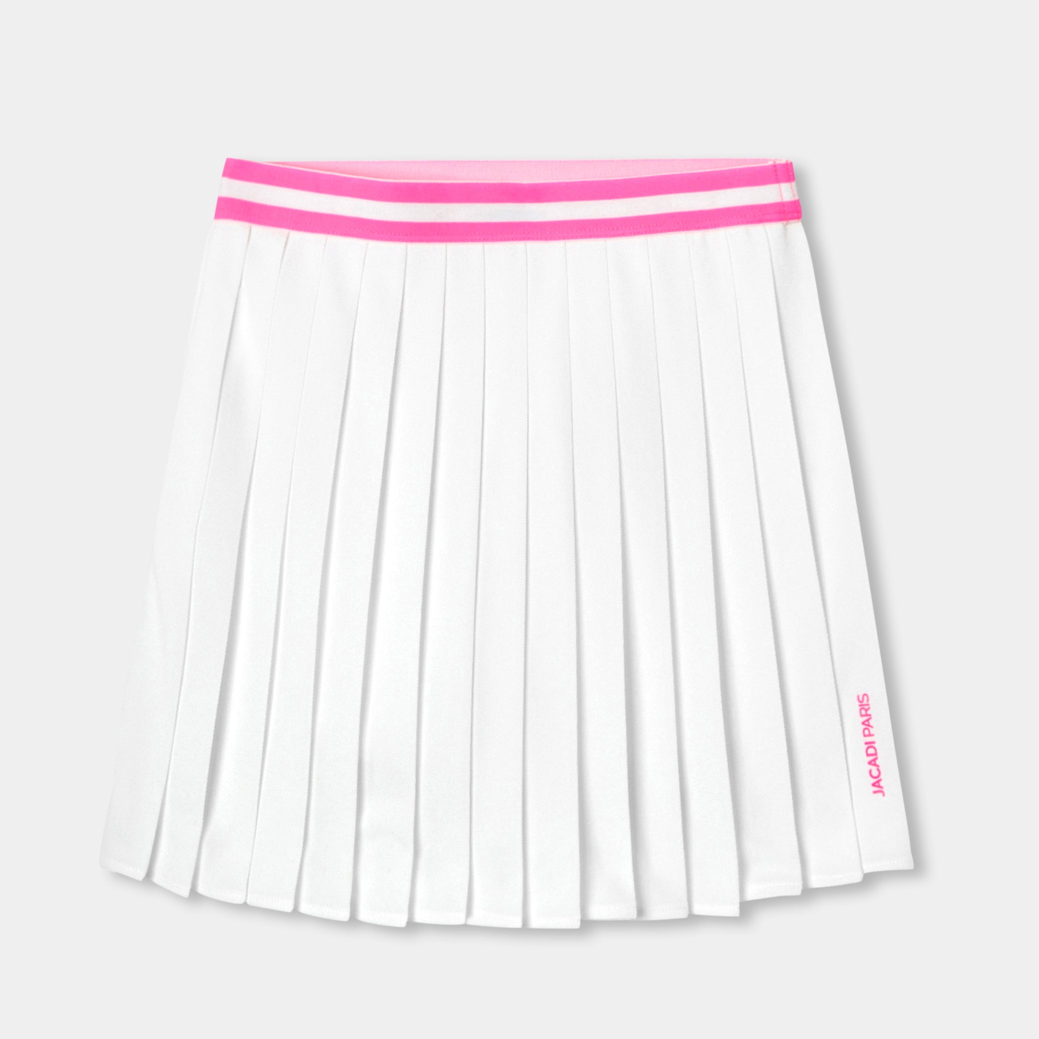 Girls' piquÃ© knit pleated skirt