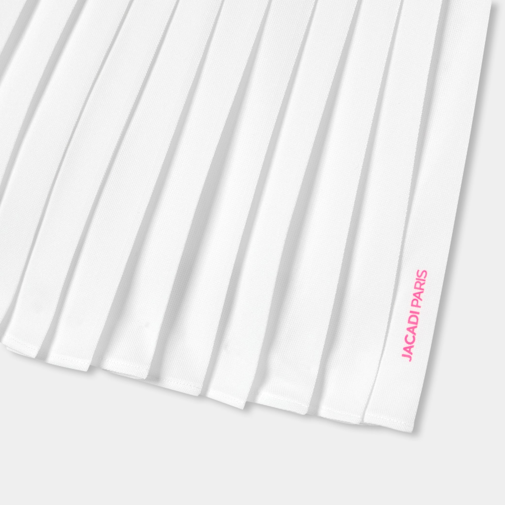 Girls' piquÃ© knit pleated skirt